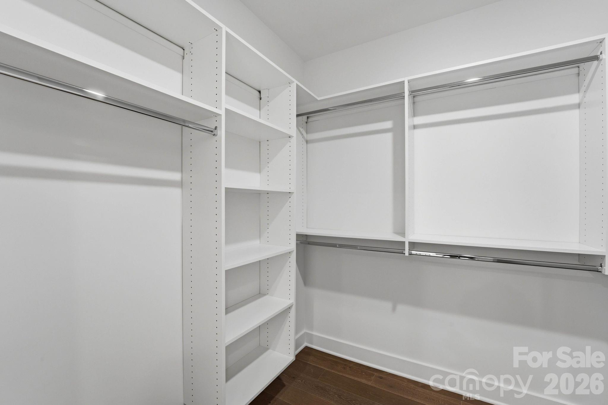 Primary closet. - 2315 Chateau Court, Matthews