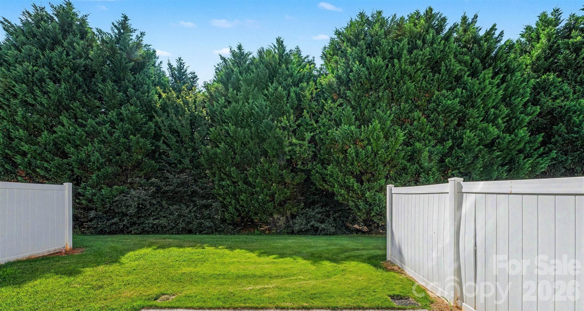 Here is your view from the breakfast area or backyard patio! - 107 S Arcadian Way, Mooresville