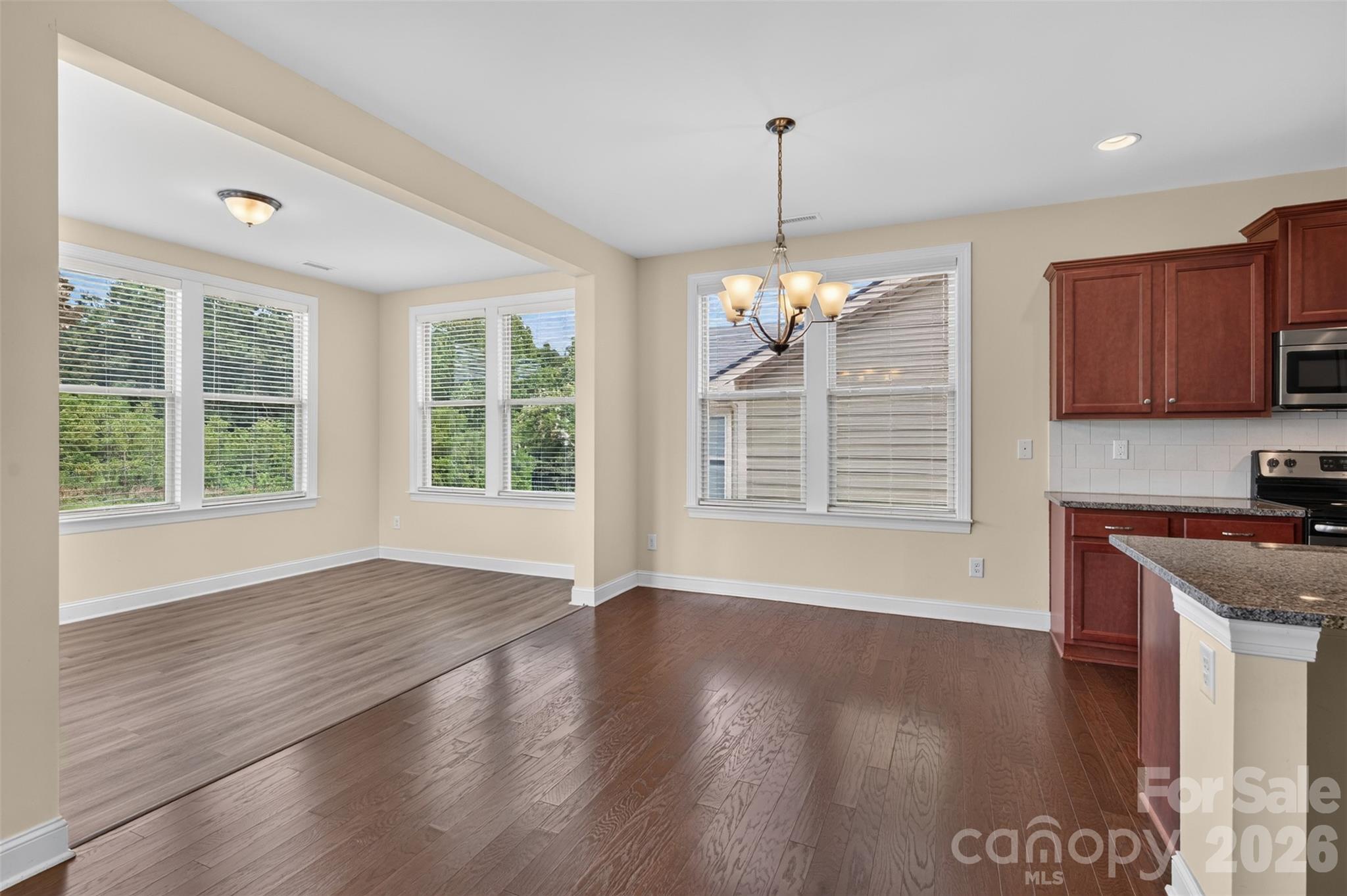 sun room and breakfast area - 127 Johnson Manor Street, Mooresville