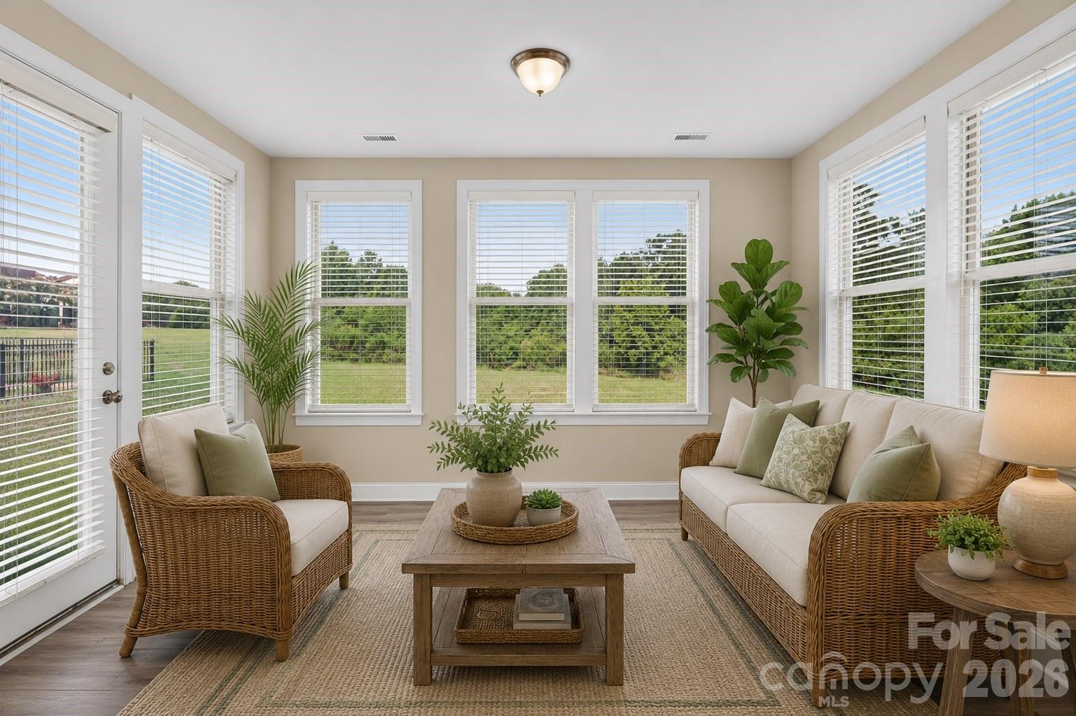 Virtually staged sunroom - 127 Johnson Manor Street, Mooresville