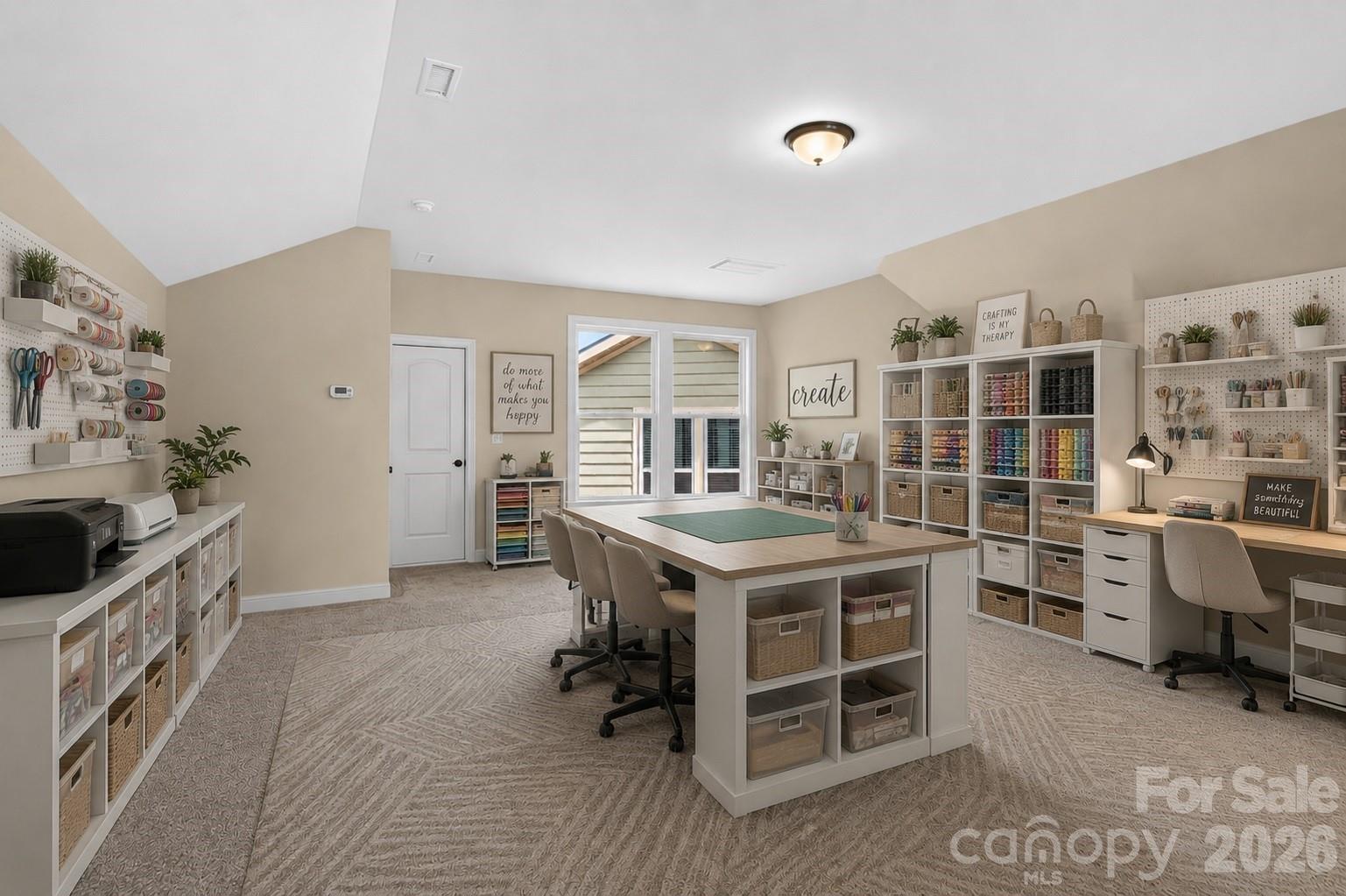 virtually staged bonus room/craft room - 127 Johnson Manor Street, Mooresville