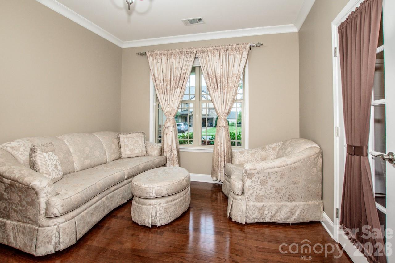 Office has rooms for multiple desks plus a seating area! - 130 Eagles Landing Drive, Mooresville