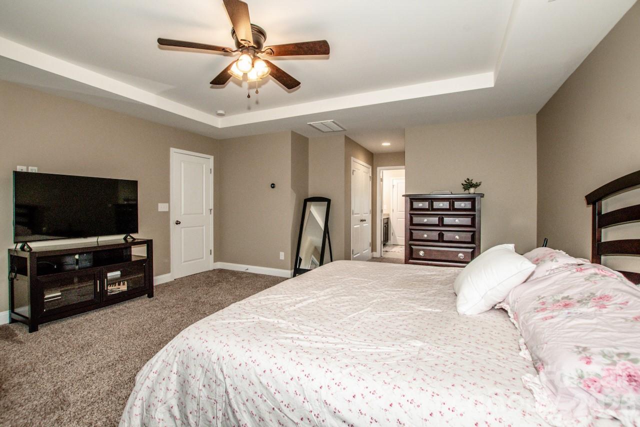 Ceiling fans throughout bedrooms - 130 Eagles Landing Drive, Mooresville