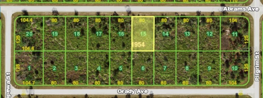 Land at 12085 ABRAMS AVE, PORT CHARLOTTE, photo 2 of 3