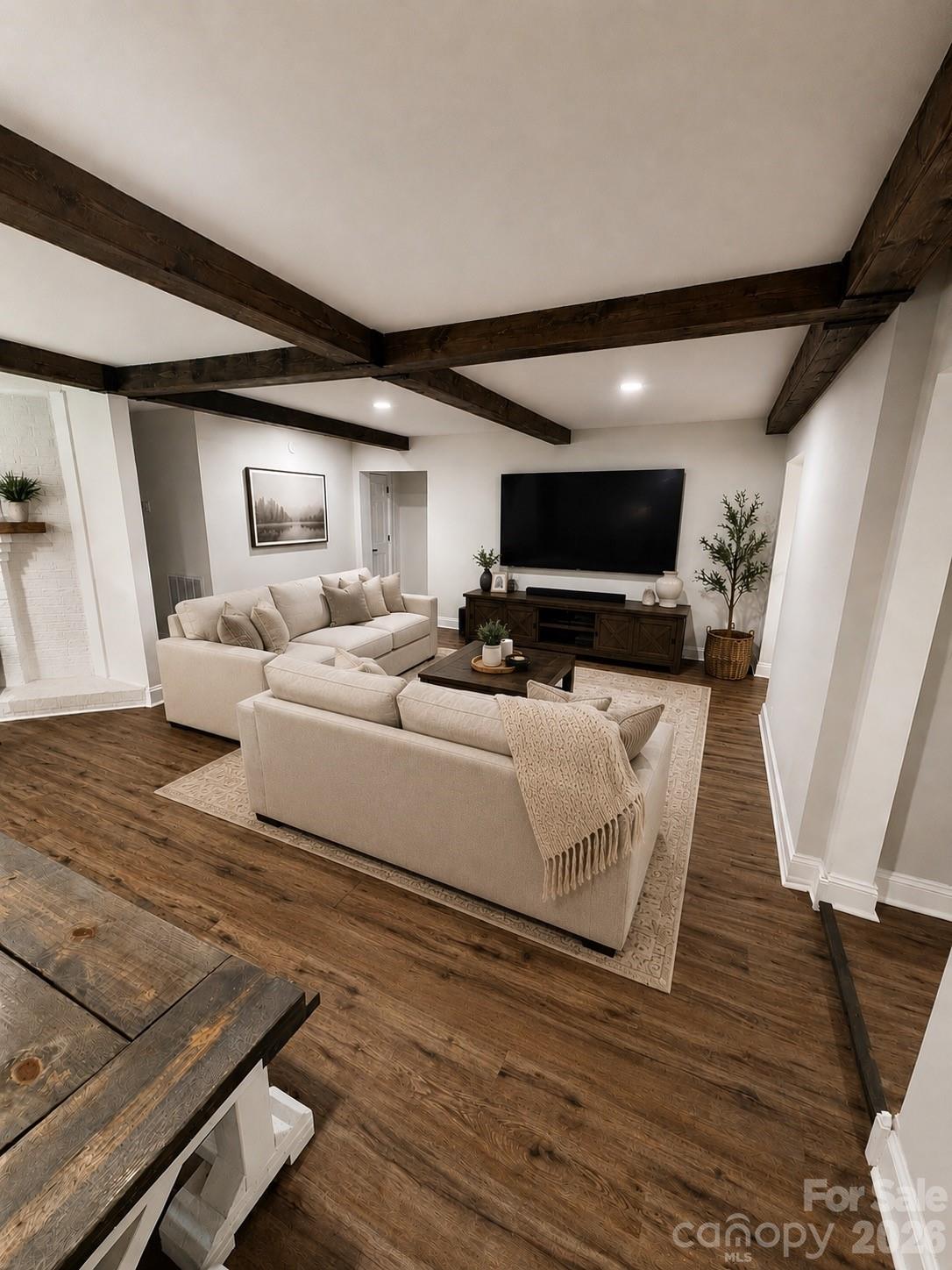 Ai image of potential use of living area. - 1442 Lee Pearson Road, Lenoir