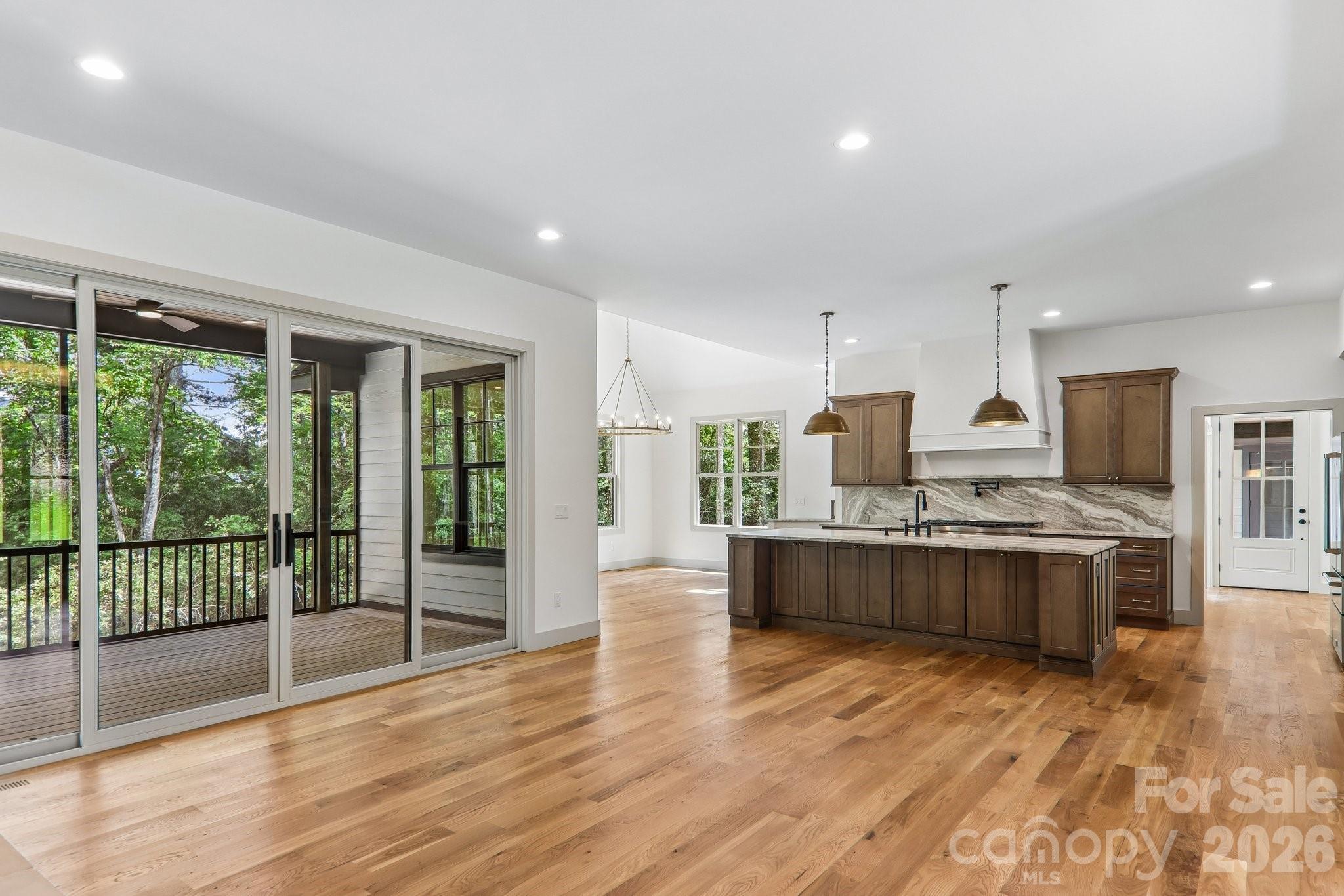 kitchen and dining - 318 Mountain Home Trail, Brevard