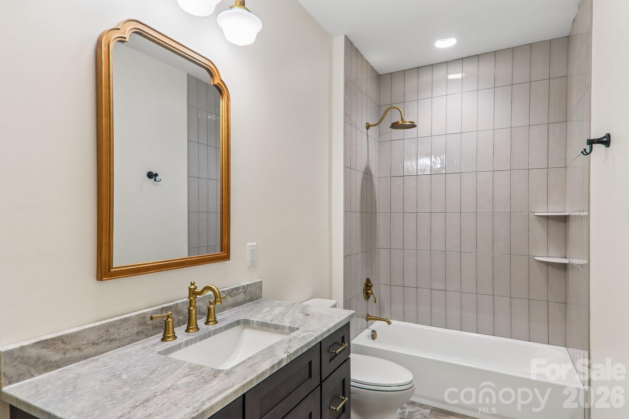 4th bath attached to bedroom 3 - 318 Mountain Home Trail, Brevard