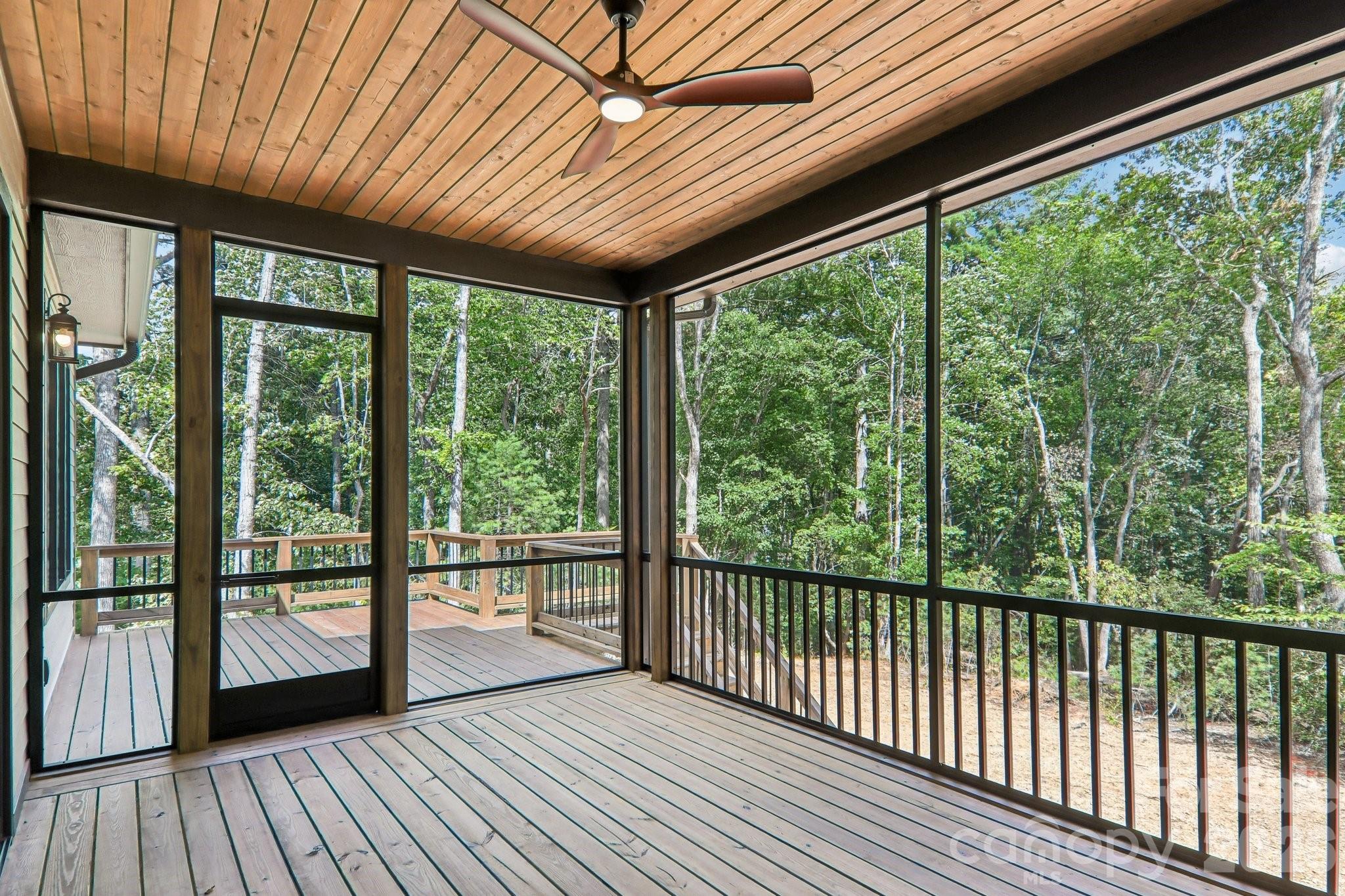 screened porch - 318 Mountain Home Trail, Brevard