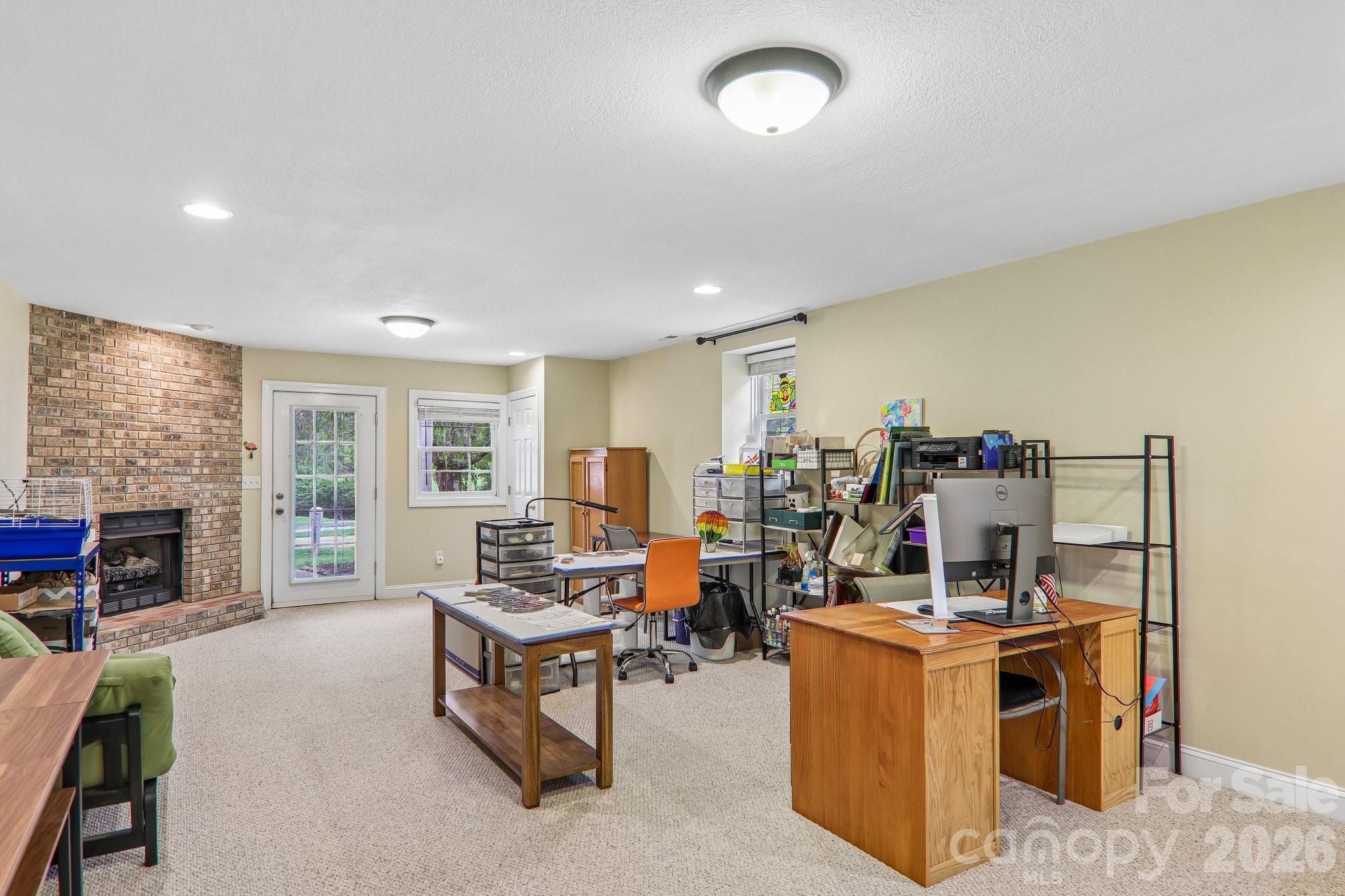 Plenty of space in lower level main area - 3311 Sandy Drive, Hendersonville