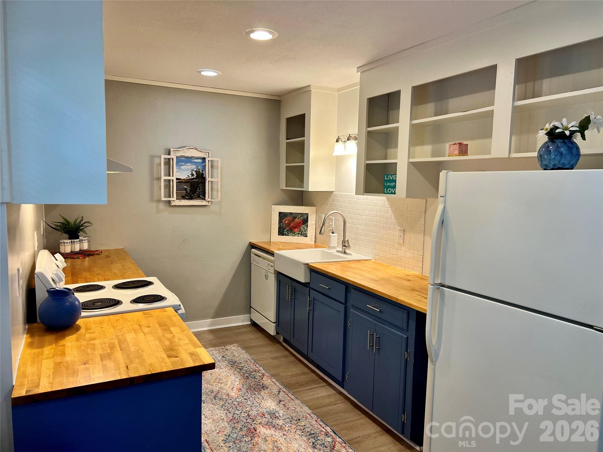 Well-appointed Kitchen, with plenty of storage, plus Pantry to the right! - 95 Walker Cove Road, Black Mountain