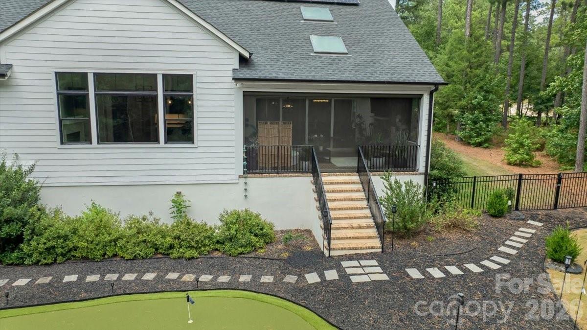 Backyard - 6321 Chimney Bluff Road, Lancaster