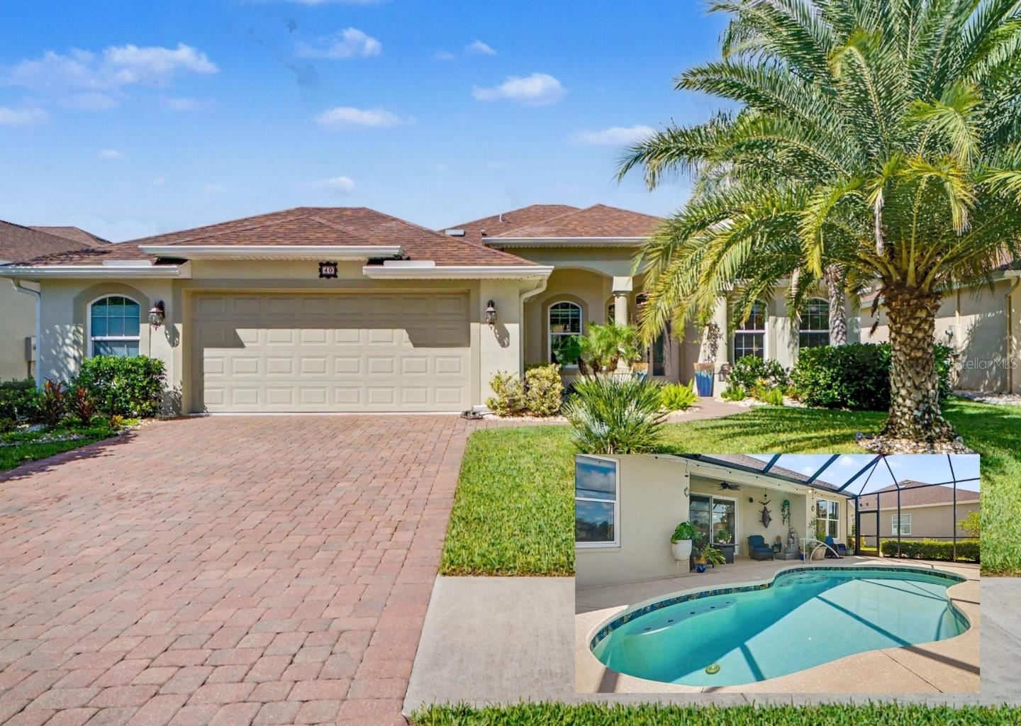 Single Family Residence at 40 GRAHAM WOODS PL, PALM COAST