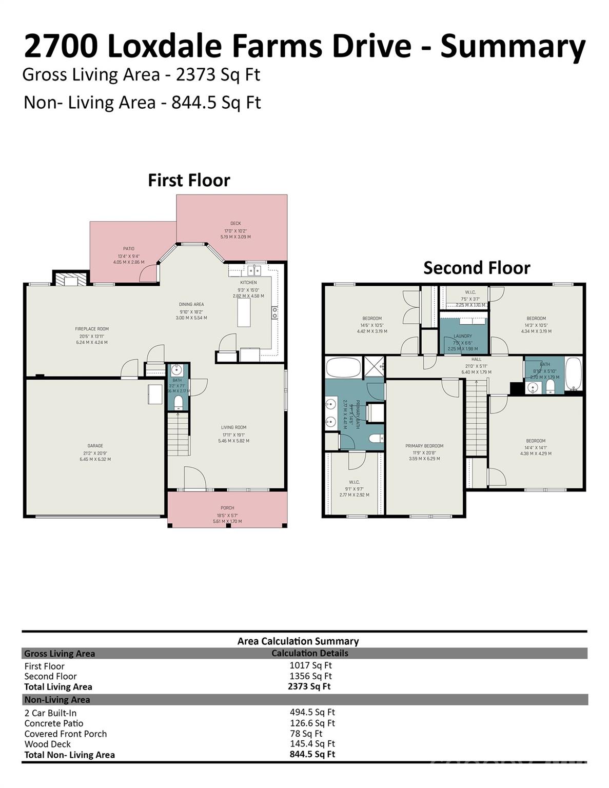 Floor Plan - 2700 Loxdale Farms Drive, Monroe