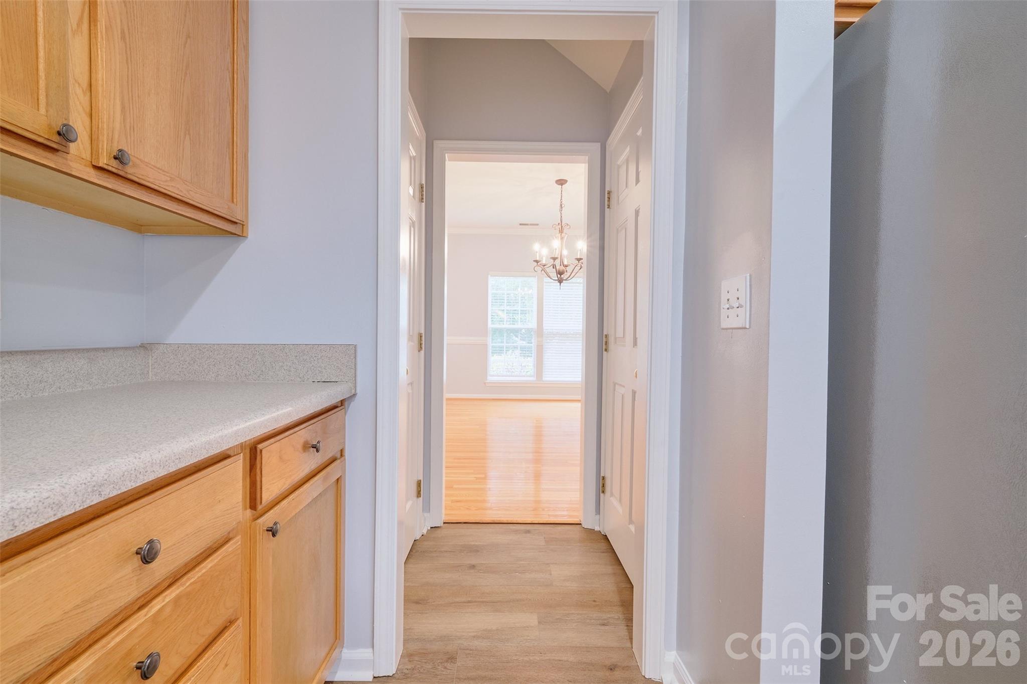 Laundry room and half bath in pass through to dining room - 4960 Summerside Drive, Lake Wylie