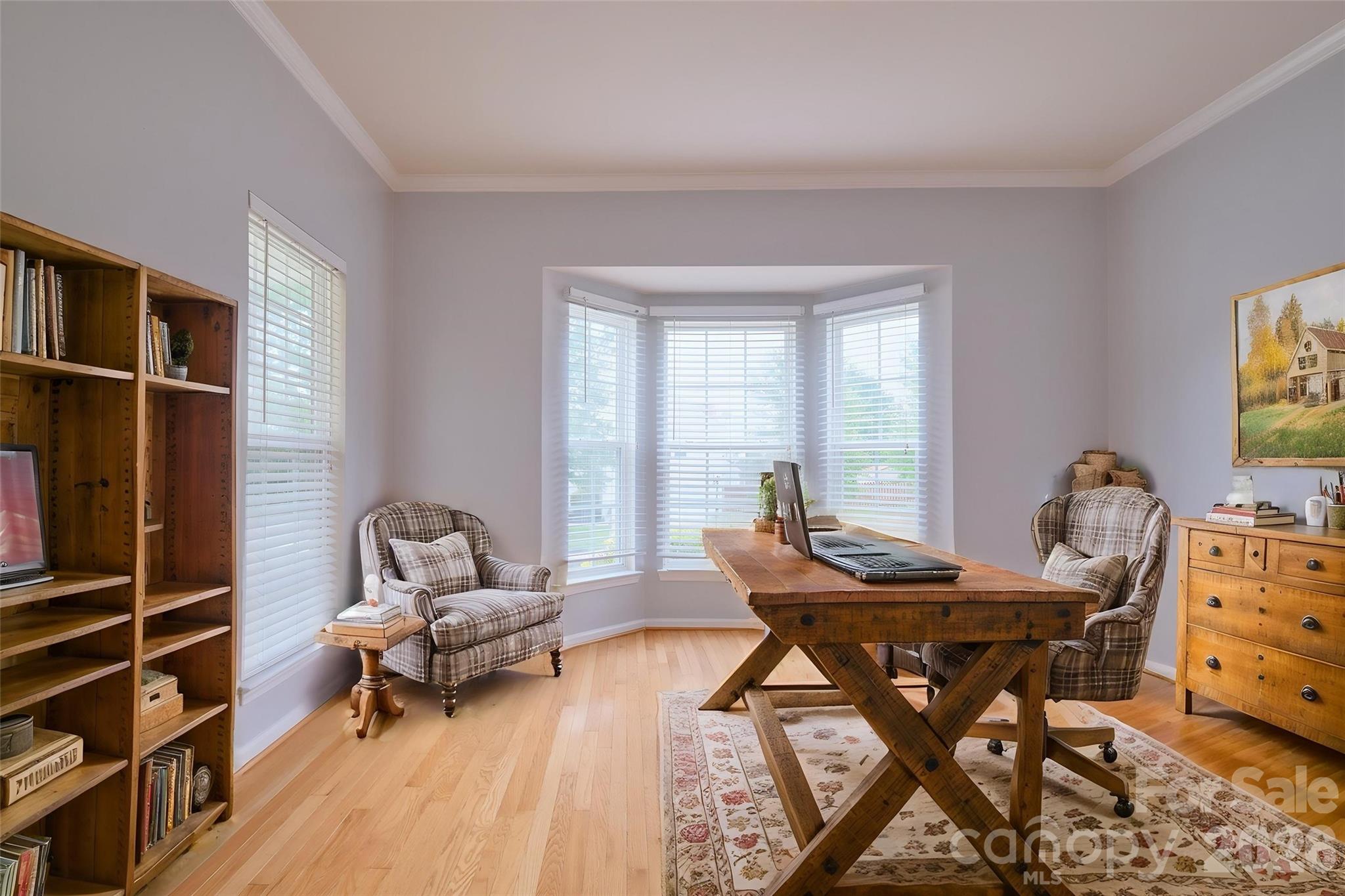 Virtually staged office - 4960 Summerside Drive, Lake Wylie