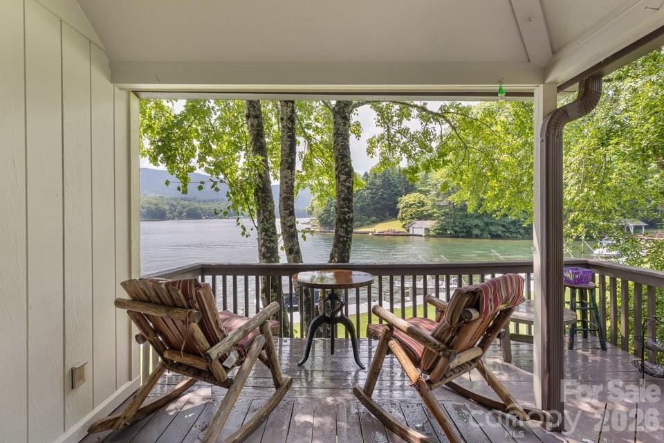 Covered and Open Deck with Lake View! - 82 Innsbrook Drive, Lake Toxaway