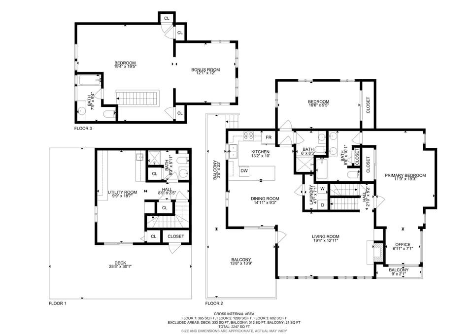 Floor Plans for Both Levels - 82 Innsbrook Drive, Lake Toxaway