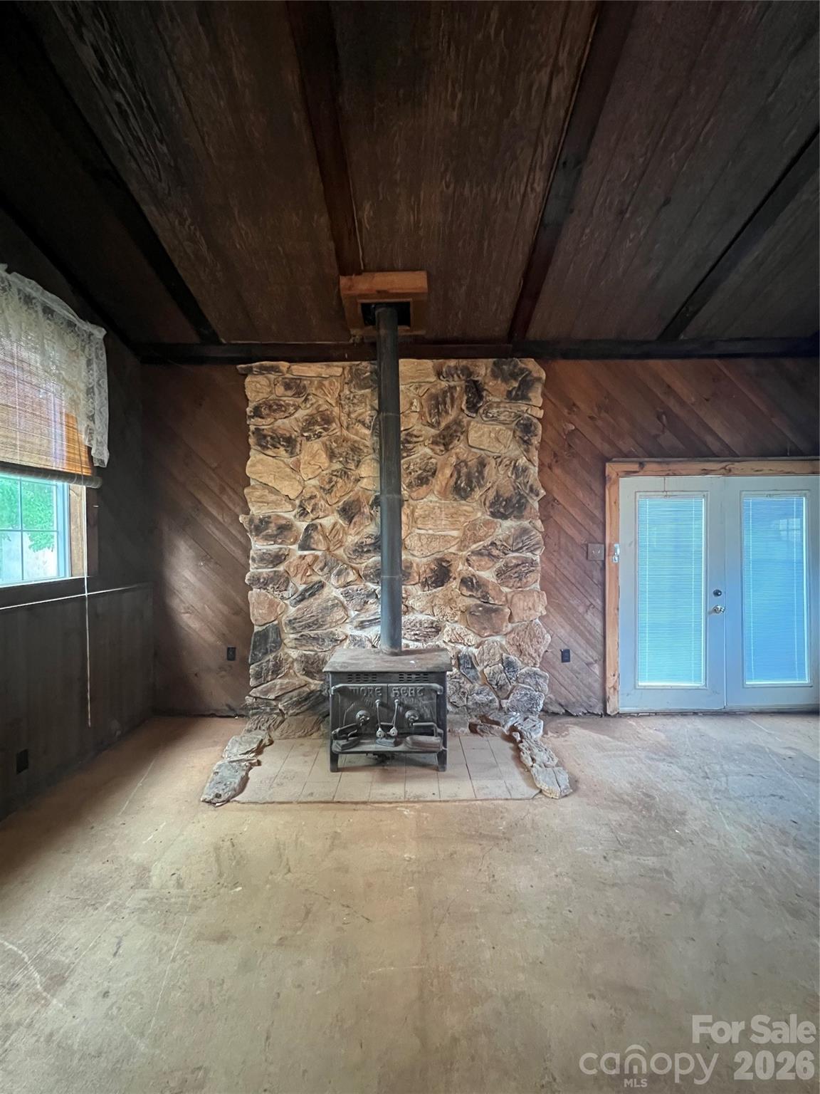Main house wood burning stove - 436 E Club Drive, Gastonia