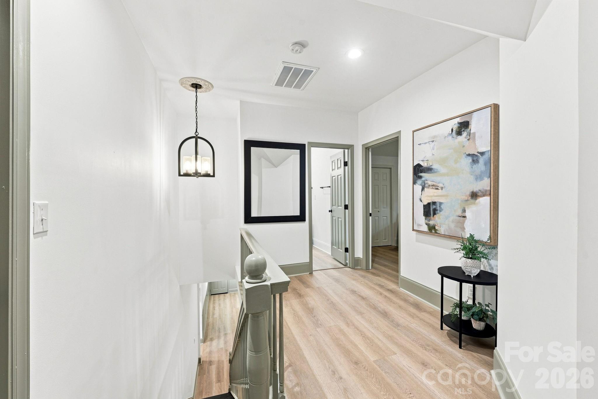Hallway on the upper level - 527 S 2nd Street, Albemarle