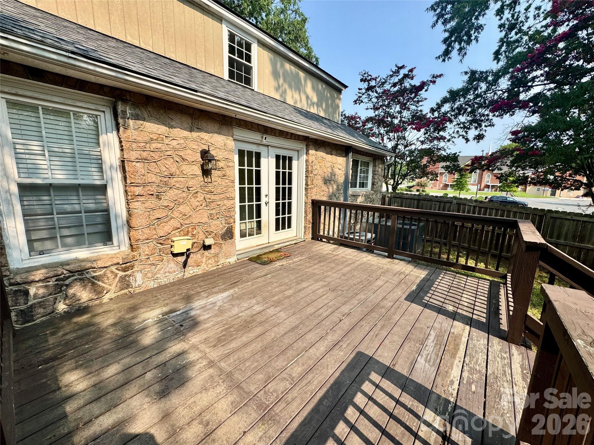 Back deck - 205 Tournament Drive SW, Concord