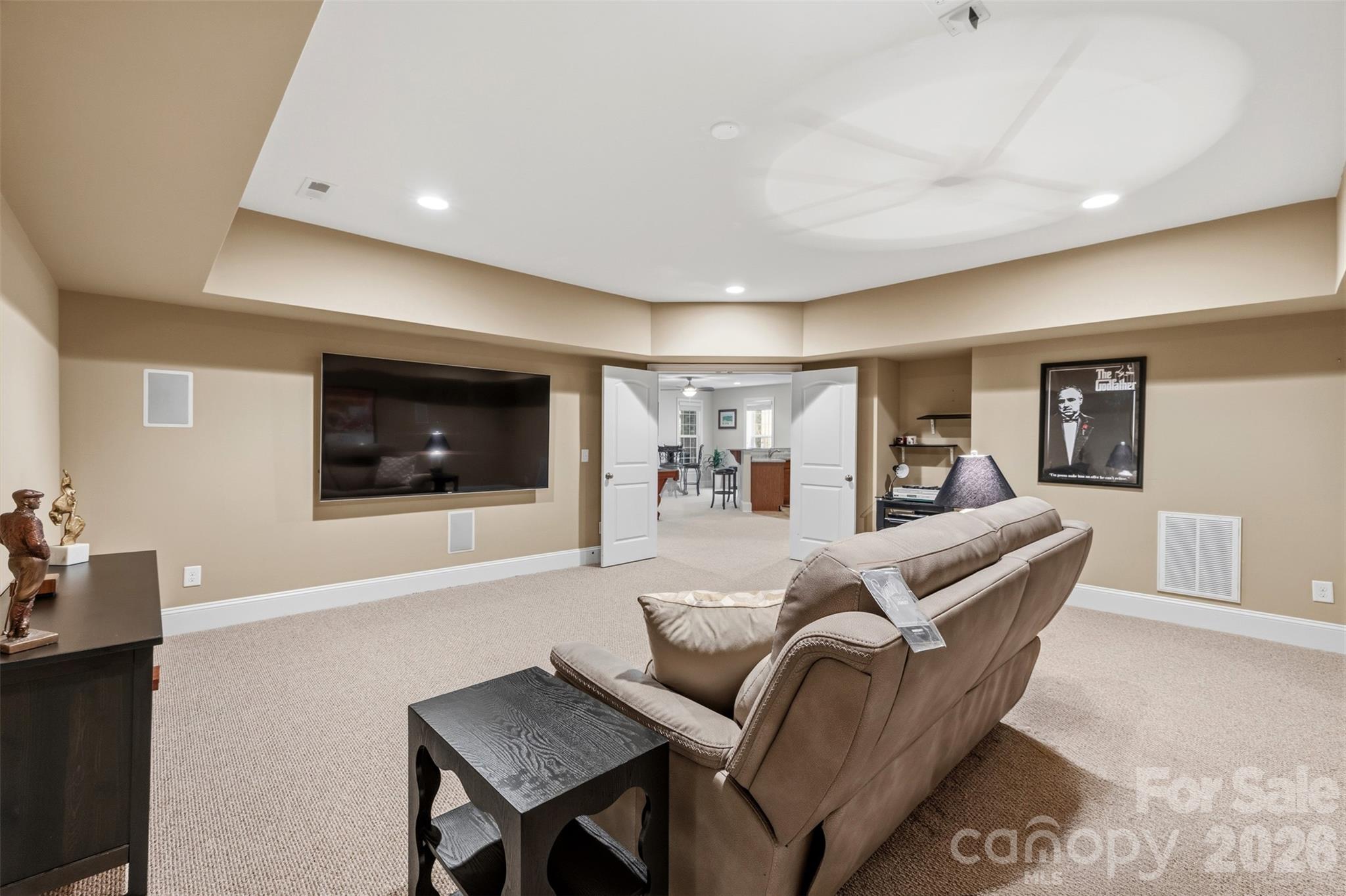 Home Theater Room - 1325 Winged Foot Drive, Denver