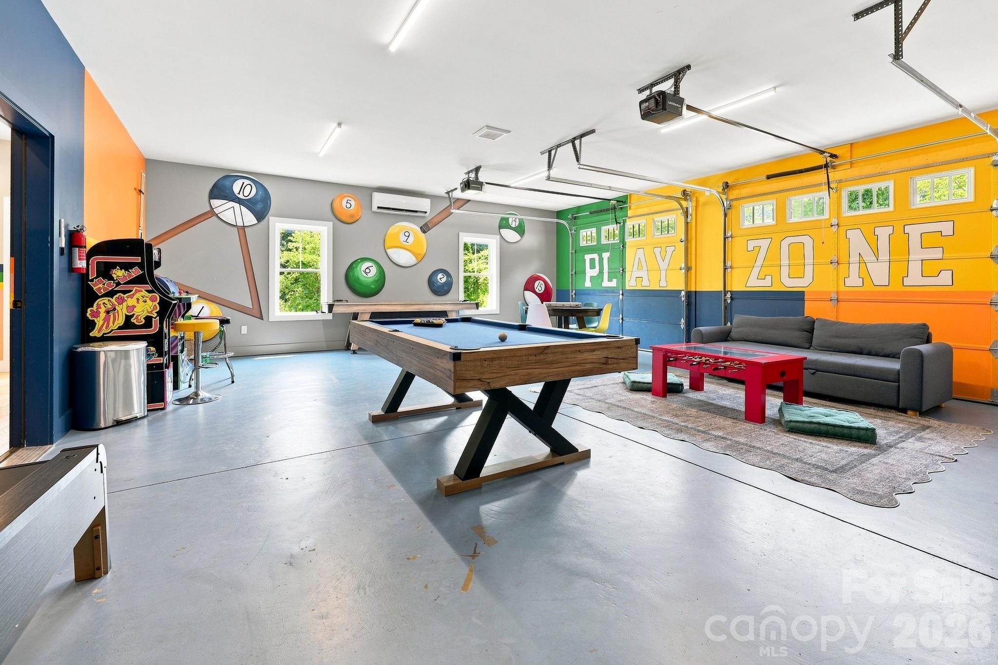 converted 2 car garage to finished area - Game room - 322 Goughes Branch Road, Leicester