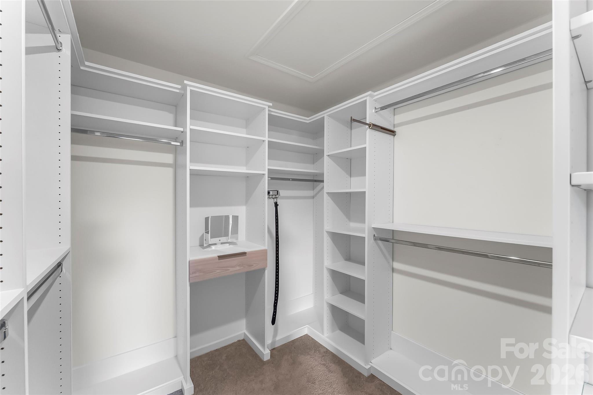 Custom primary closet - 112 Divot Lane, Statesville