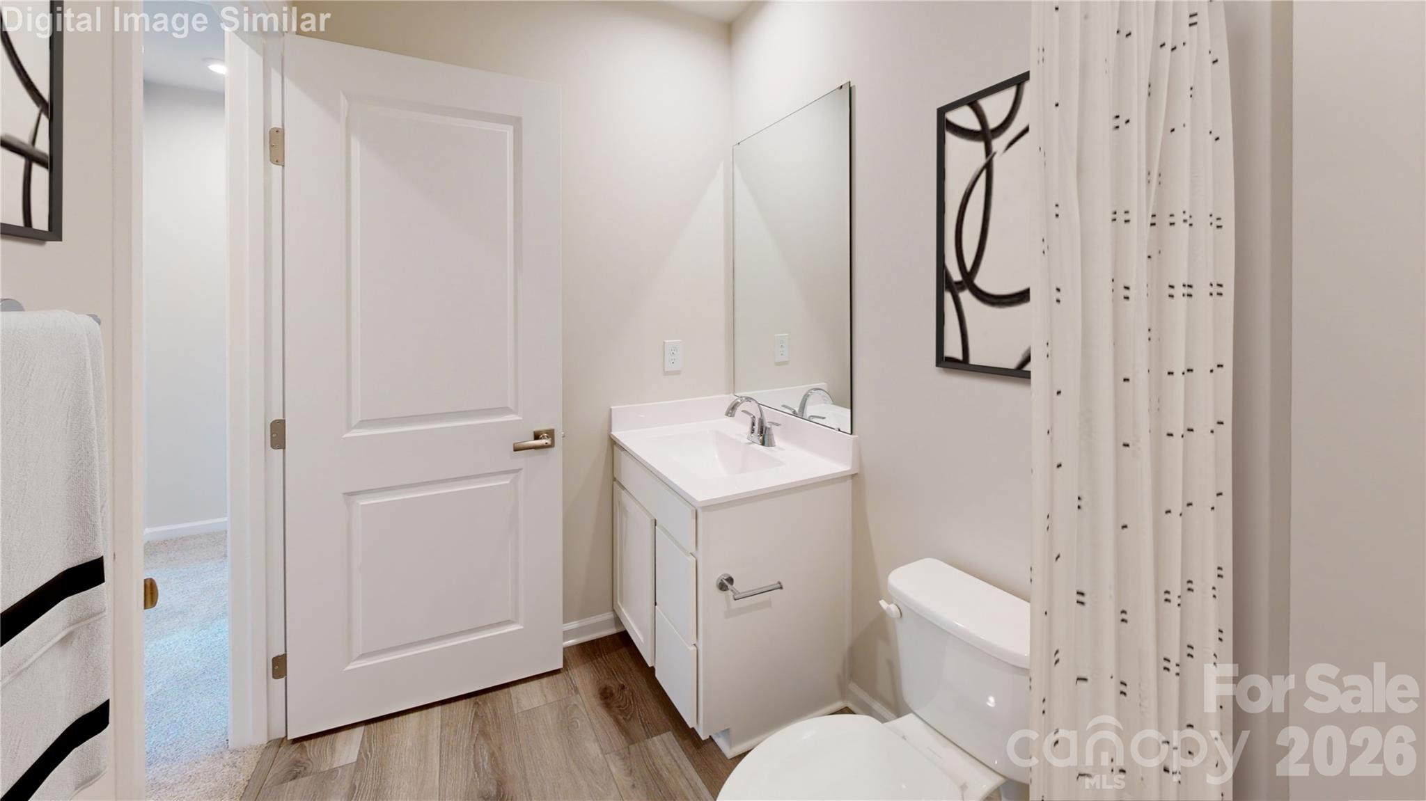 Let the morning routine begin! Stylish, functional, and ready to keep the peace (and the bubbles) flowing! - 1208 Elm Forest Lane, China Grove