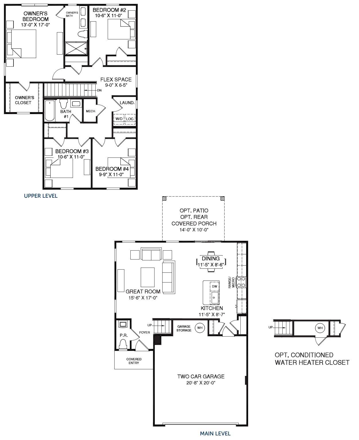 Sequoia Floor Plan - 1208 Elm Forest Lane, China Grove