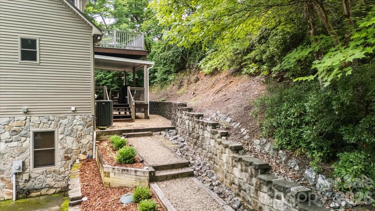 Entry to the kitchen from the driveway. - 179 Rock Spring Road, Lake Lure