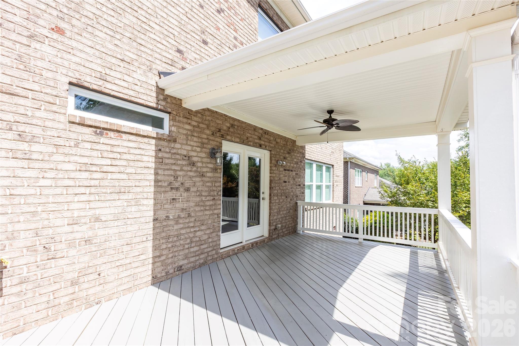 Back covered deck - 404 E Waterlynn Road, Mooresville