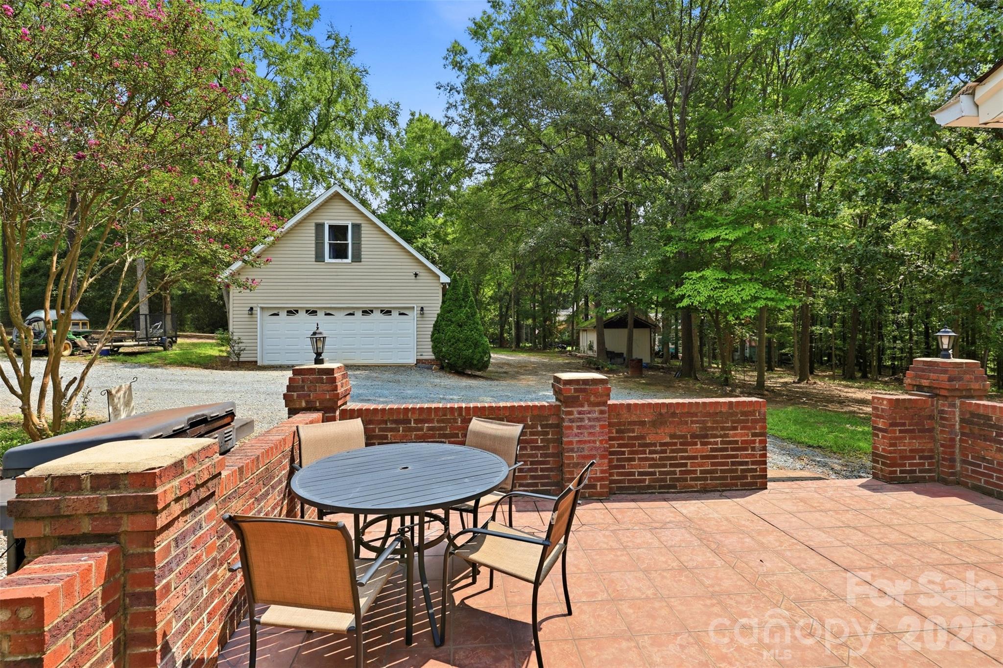 Rear patio - 6707 S Providence Road, Waxhaw