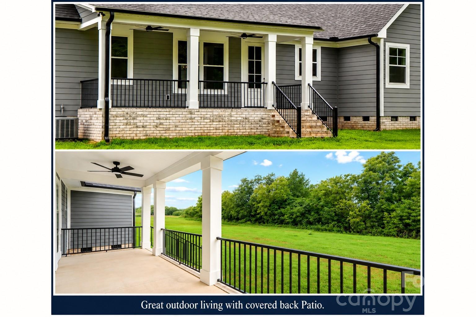 Outdoor living with a great size covered back Patio. - 1205 Coppergate Drive, Salisbury