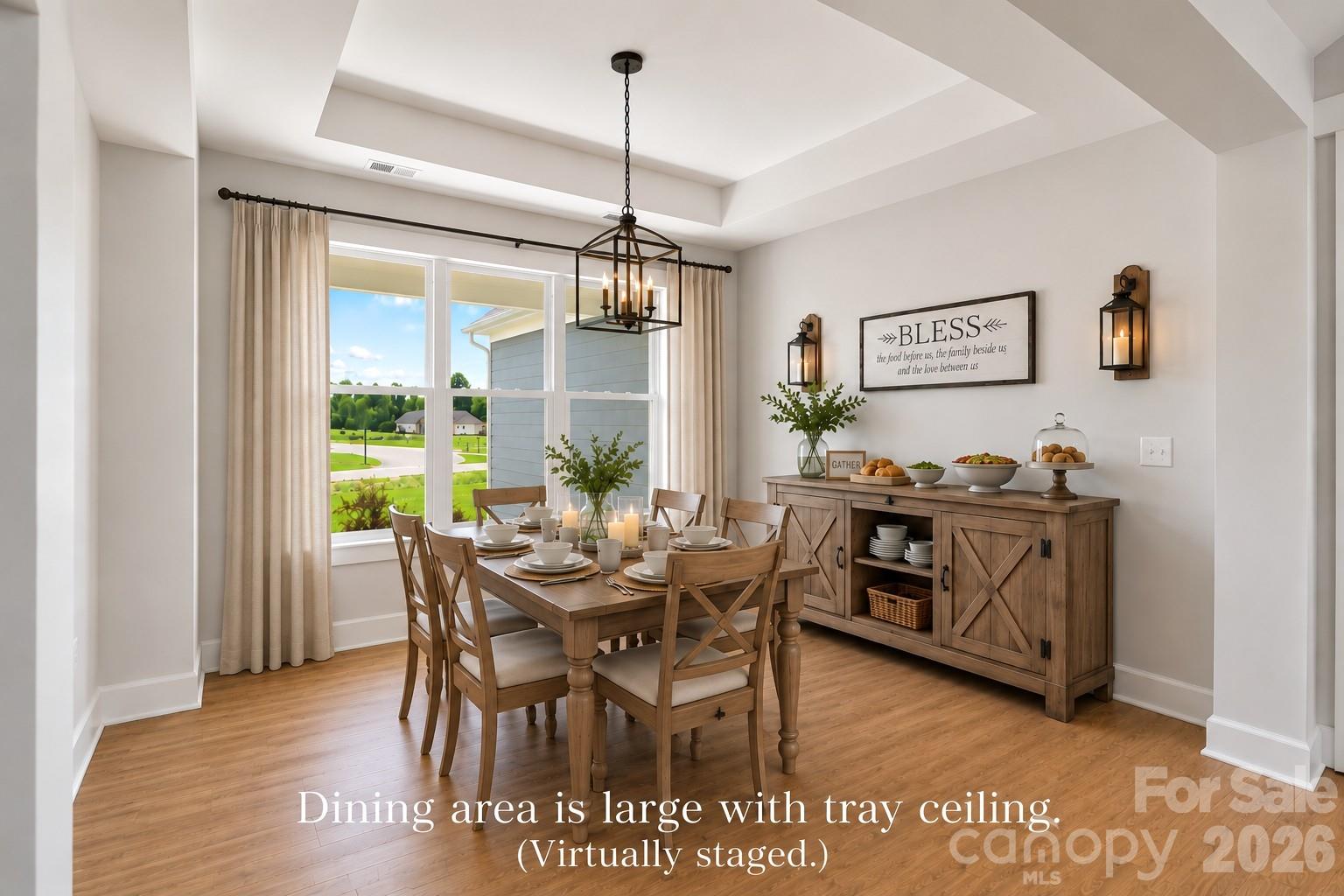 Grand Dining area. (Virtually staged.) - 1205 Coppergate Drive, Salisbury