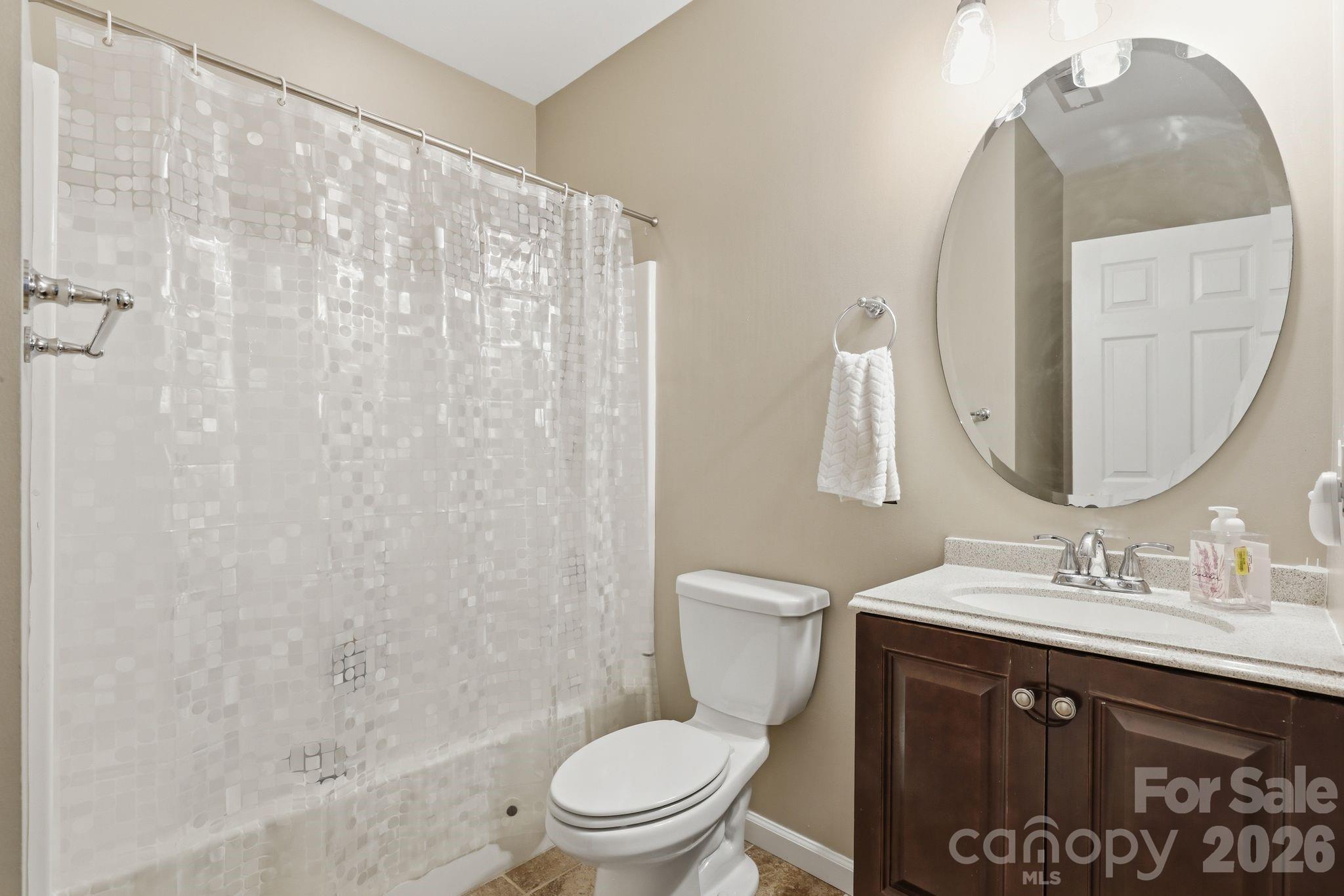 downstairs bathroom - 5098 Cressingham Drive, Fort Mill