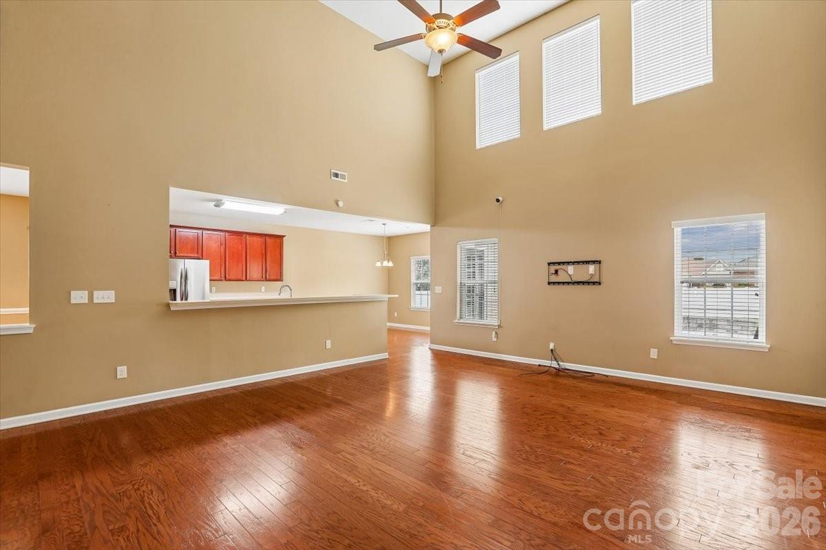 Family Room looking towards Kitchen and Breakfast Nook - 5307 Hackberry Lane SW, Concord