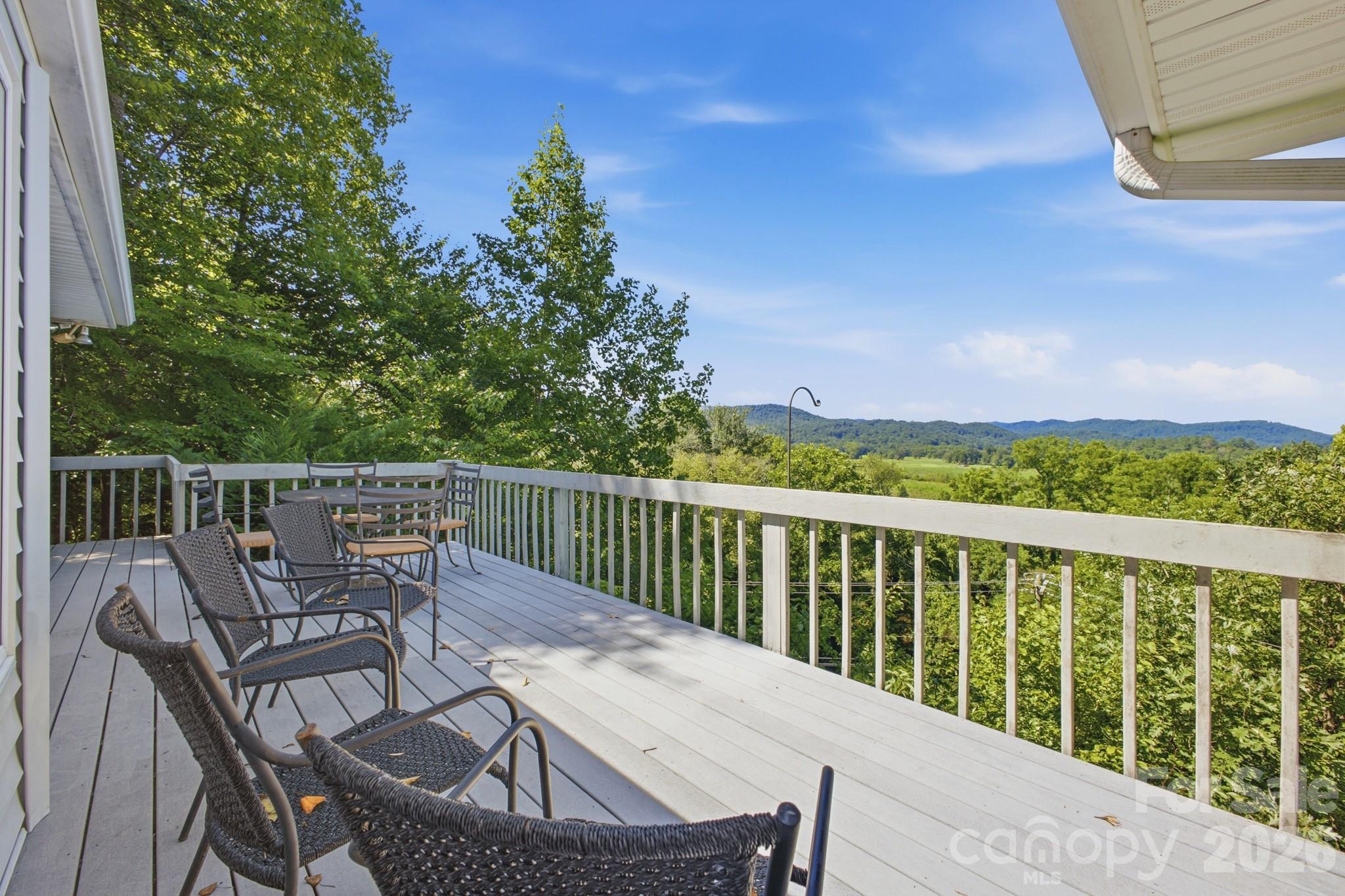 Year round Mountain Views from the deck - 1870 Riverview Court, Hendersonville