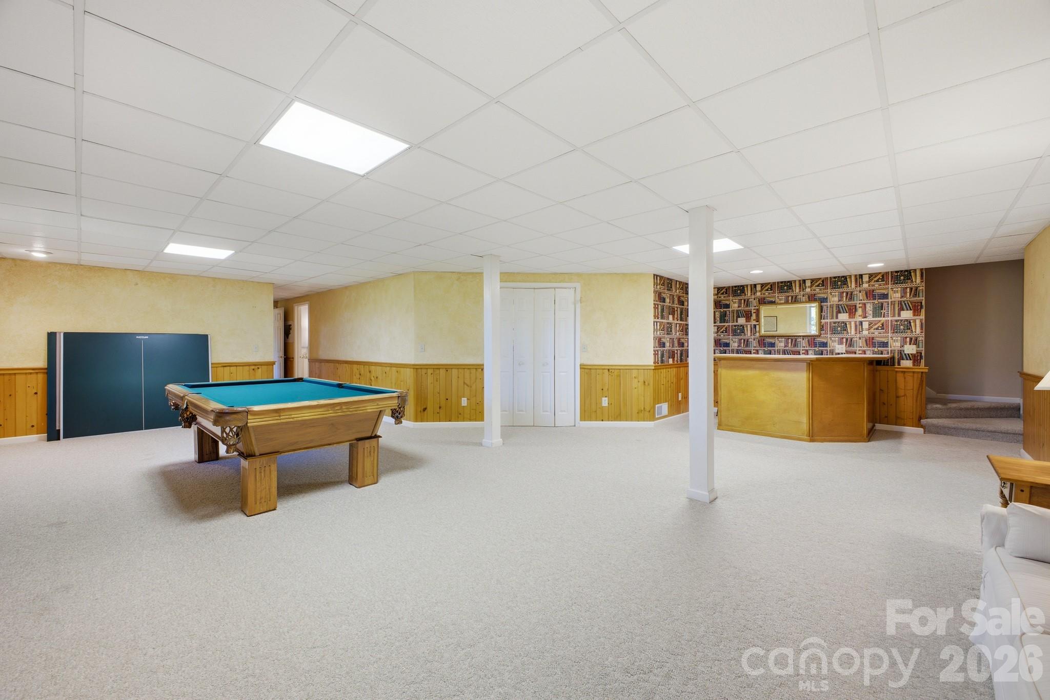 Lower Living Area has a Walk out door - 1870 Riverview Court, Hendersonville