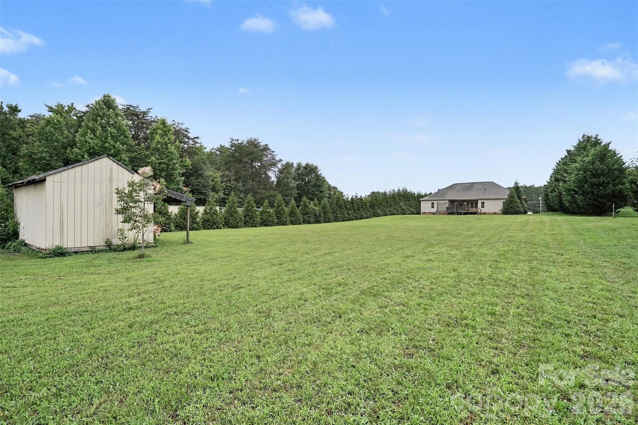 View from rear property line - 4574 Hunter Rhyne Road, Lincolnton