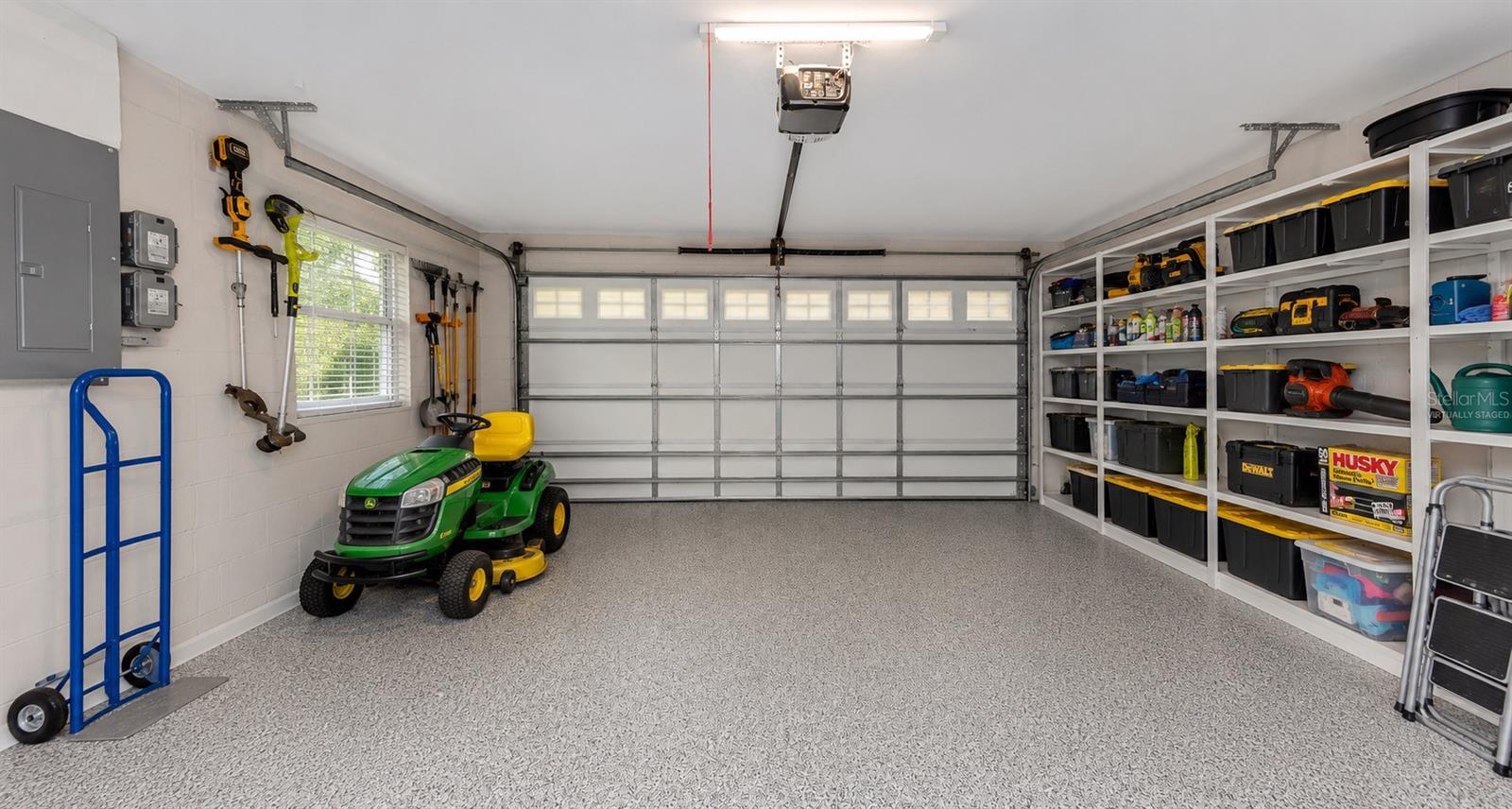 Virtually Staged Garage - 9237 AMAZON DR, NEW PORT RICHEY
