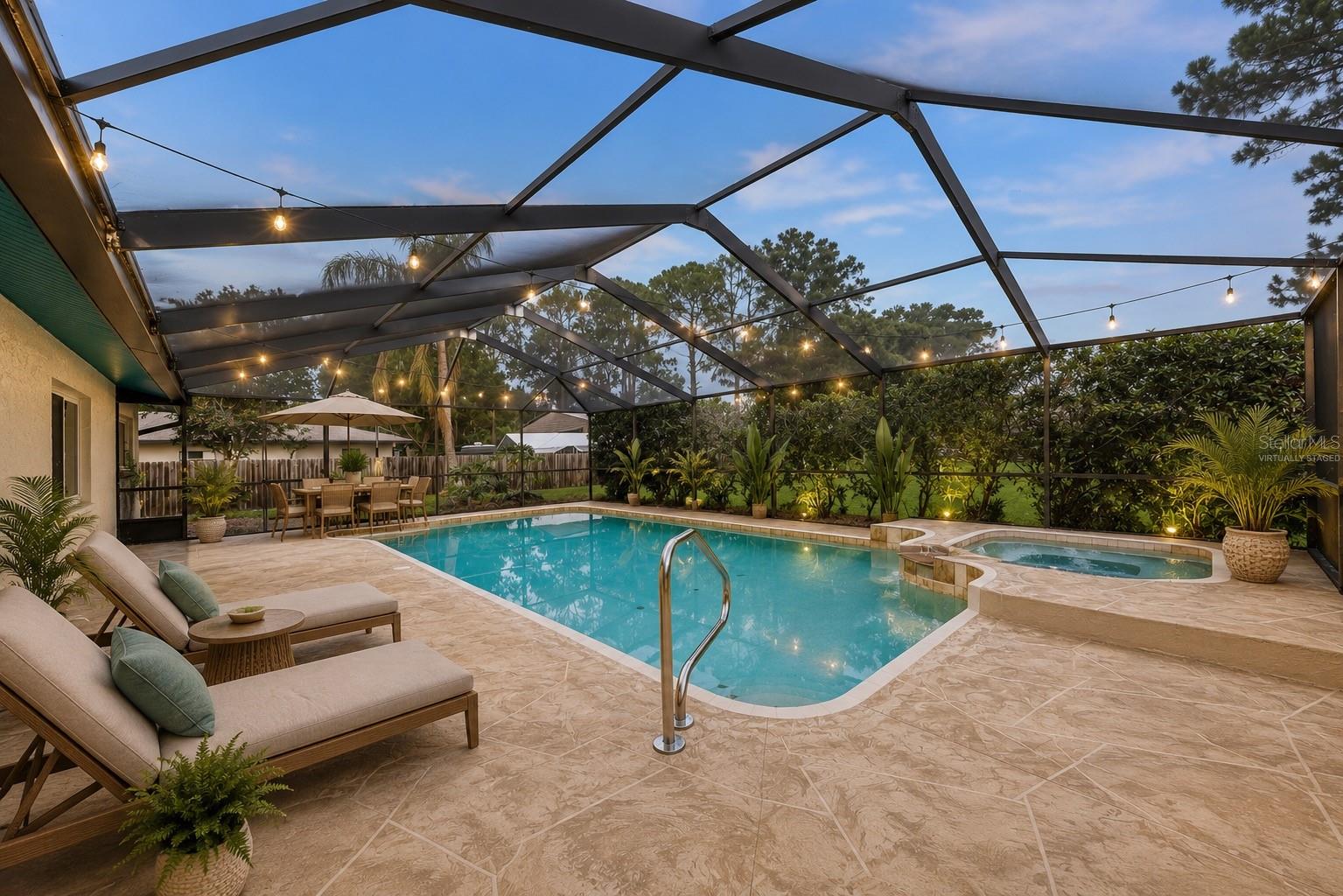 Virtually Staged Pool - 9237 AMAZON DR, NEW PORT RICHEY