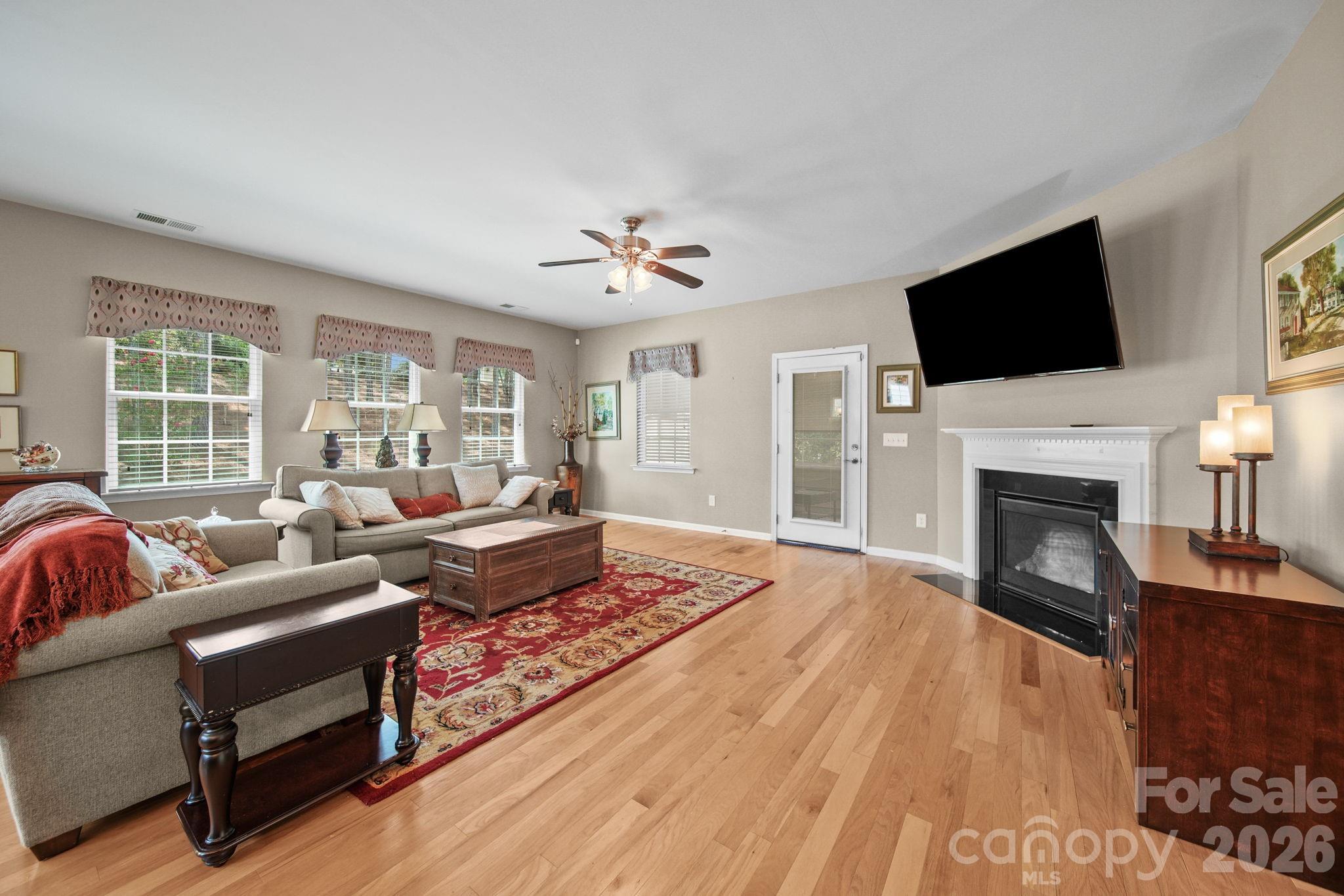 Living room entrance to sunroom - 4286 Perth Road, Fort Mill
