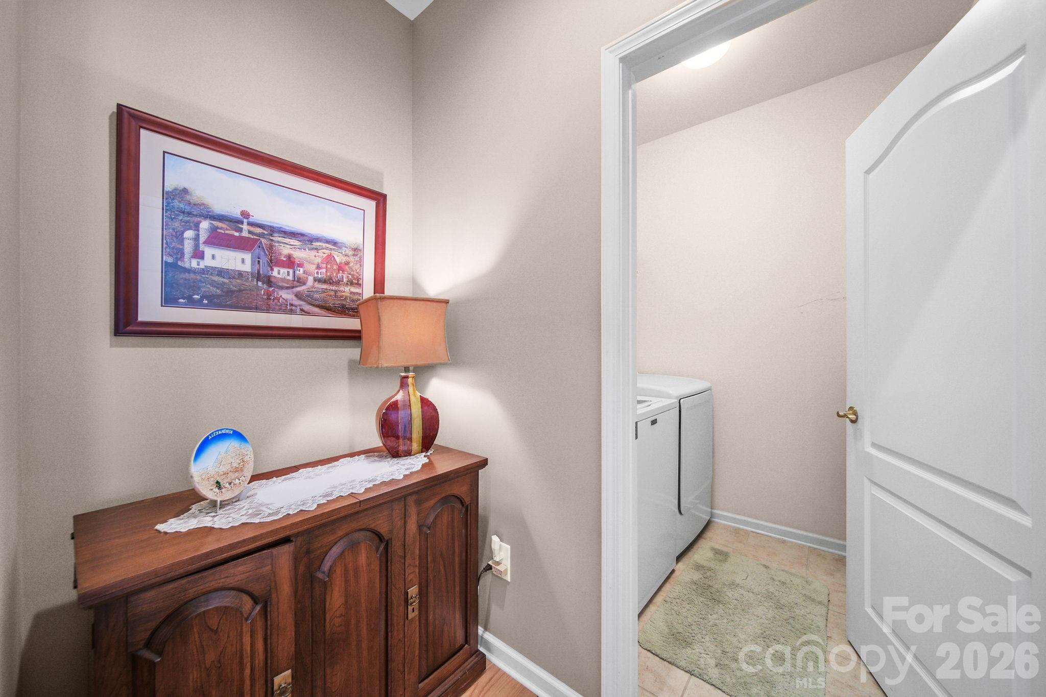 Laundry room entrance from garage view - 4286 Perth Road, Fort Mill