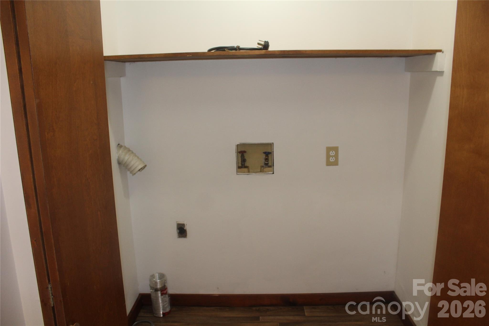 Laundry closet hookup basement bathroom - 205 Inglewood Drive, Morganton