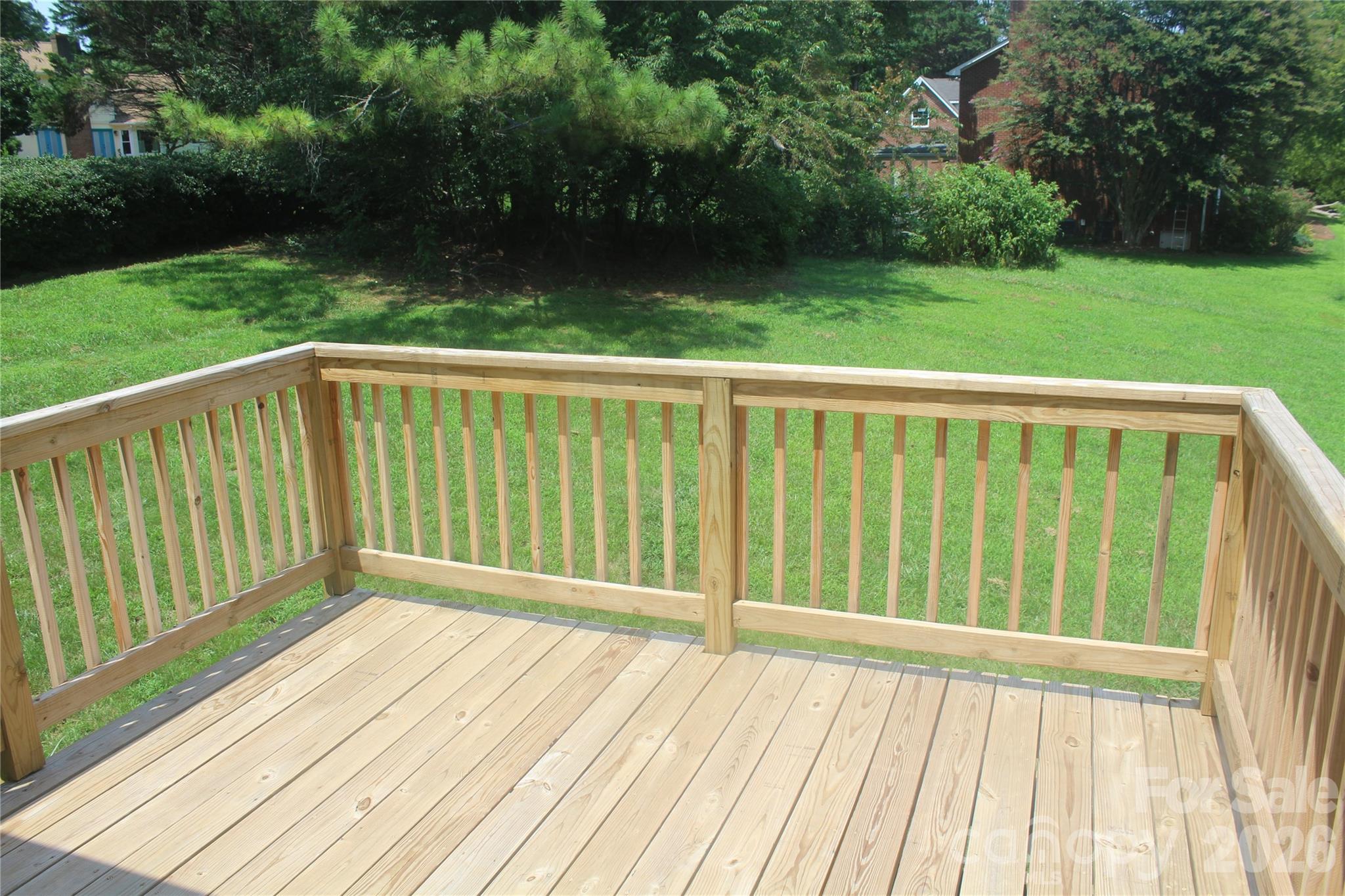 Back deck - 205 Inglewood Drive, Morganton