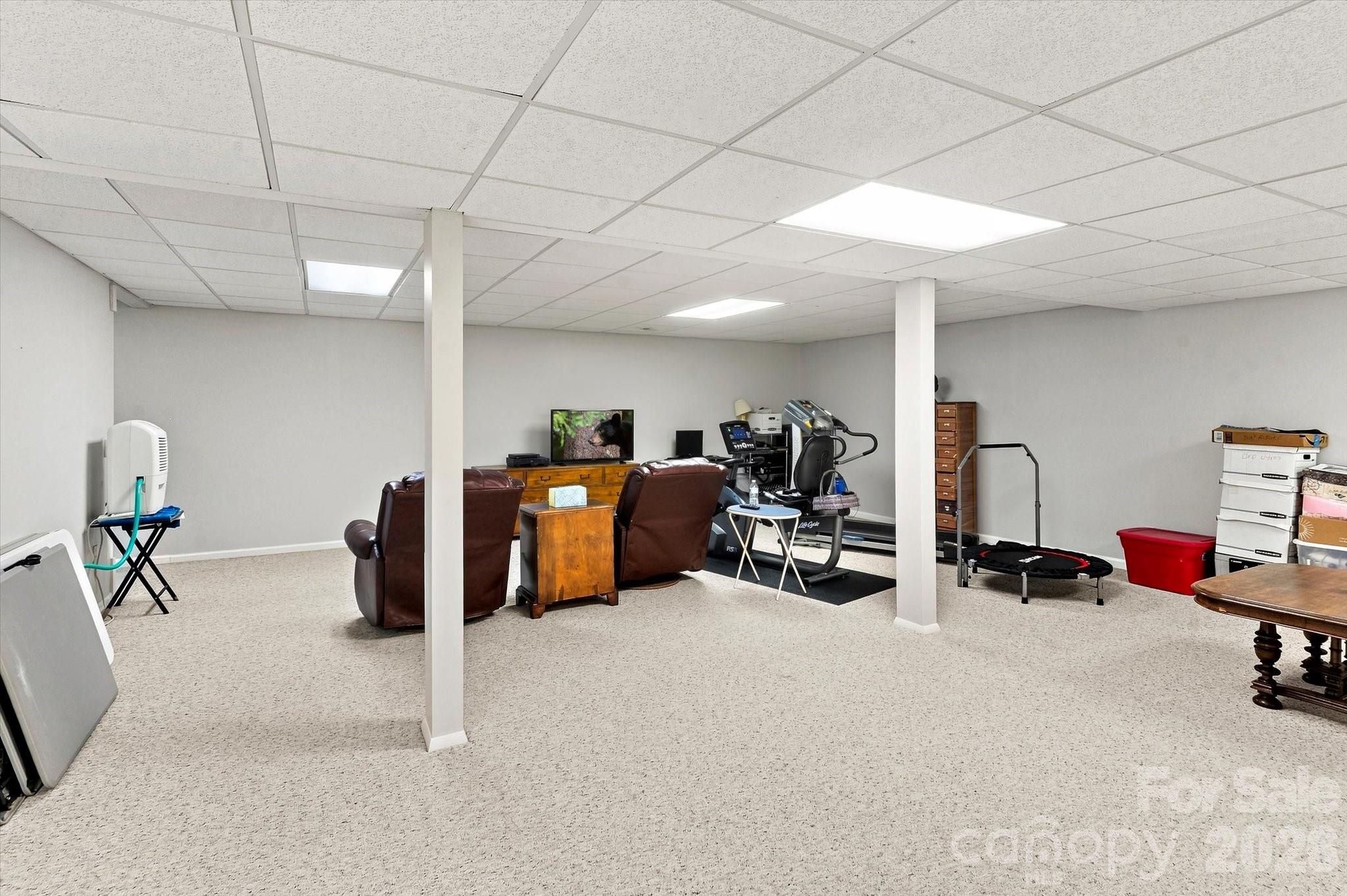 Lower level-plenty of room for games, crafts, etc - 12 Highlander Lane, Hendersonville