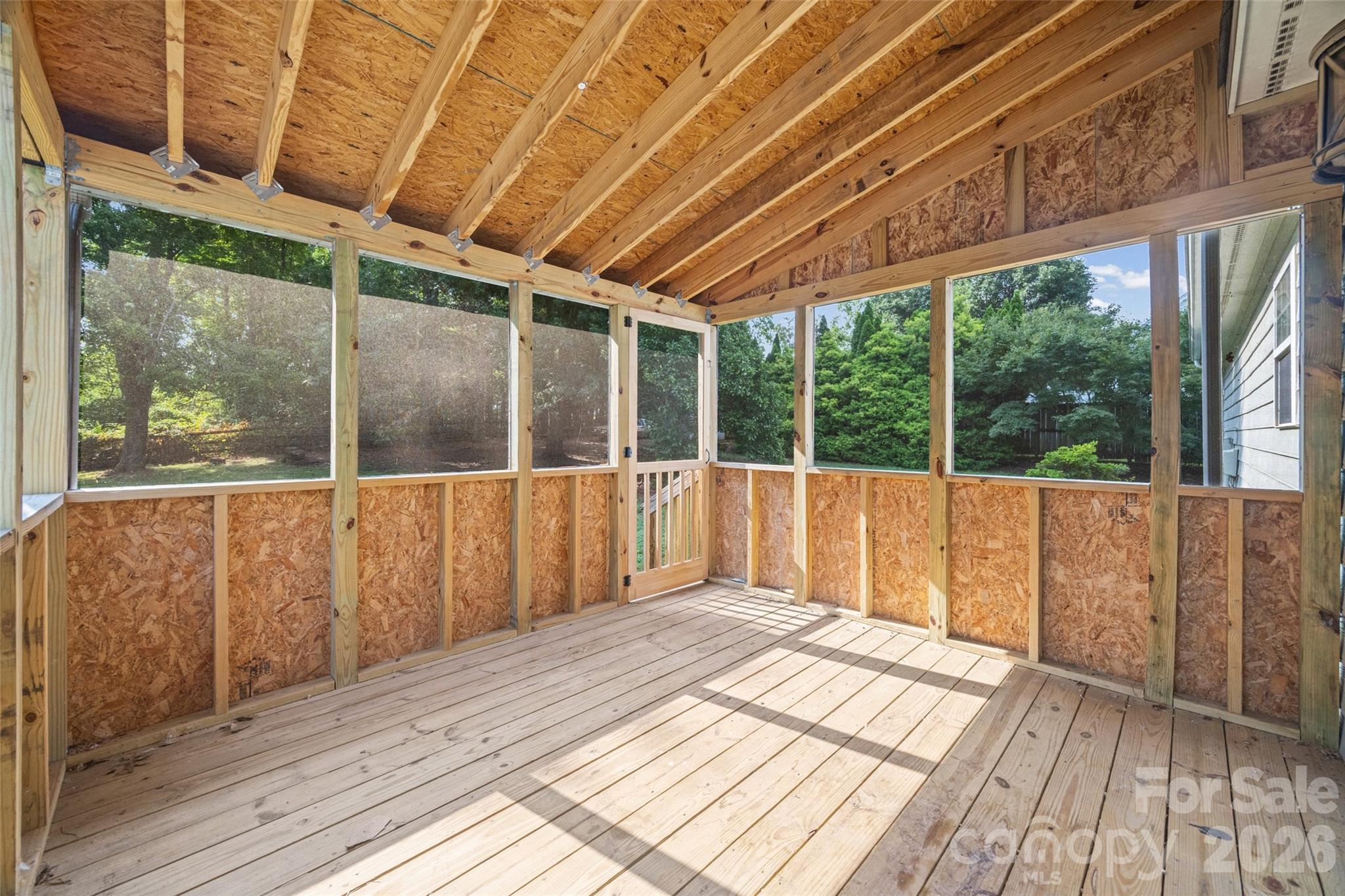 Covered rear deck - 5408 Mallard Lane, Gastonia