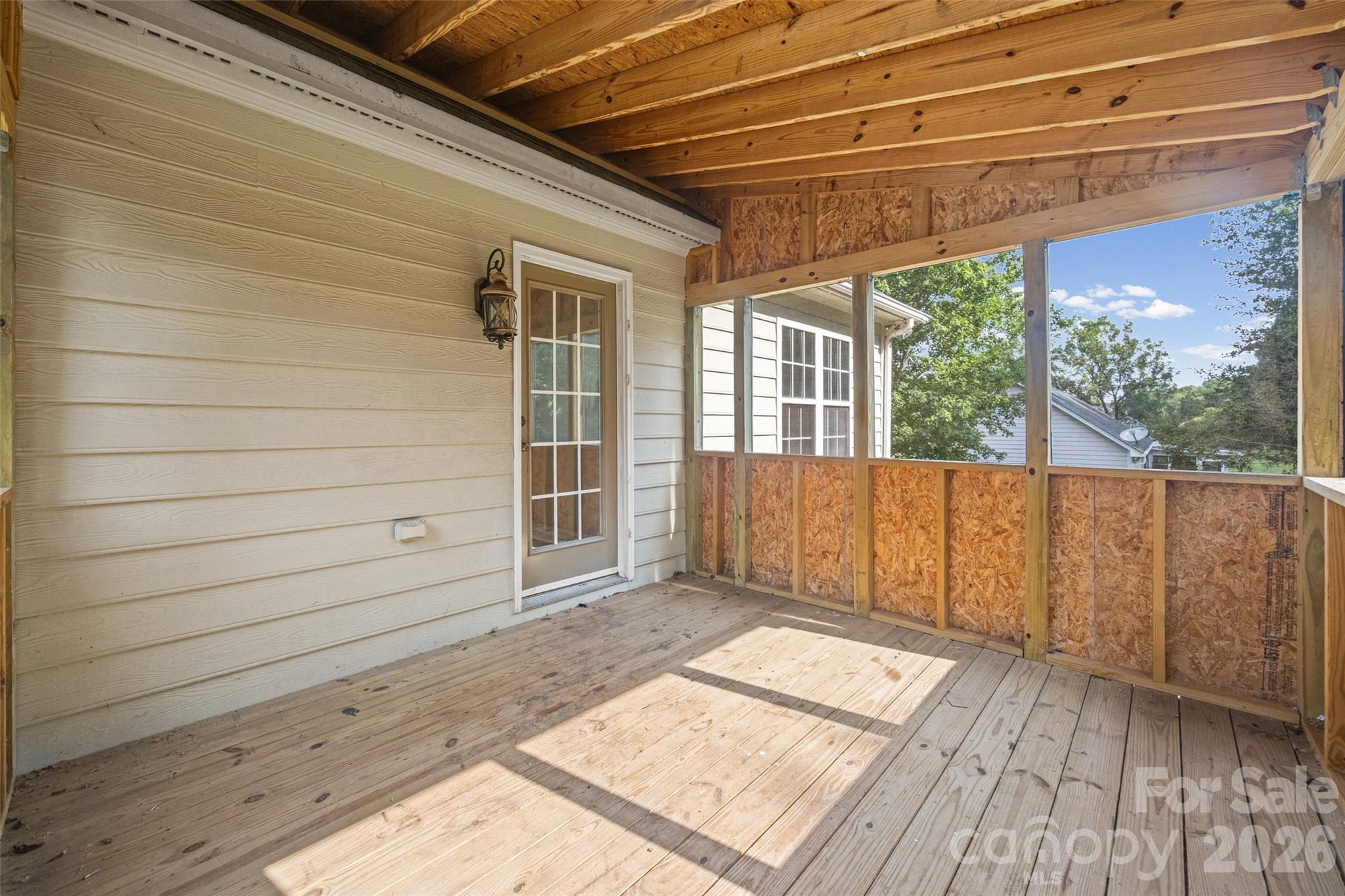 Covered rear deck - 5408 Mallard Lane, Gastonia