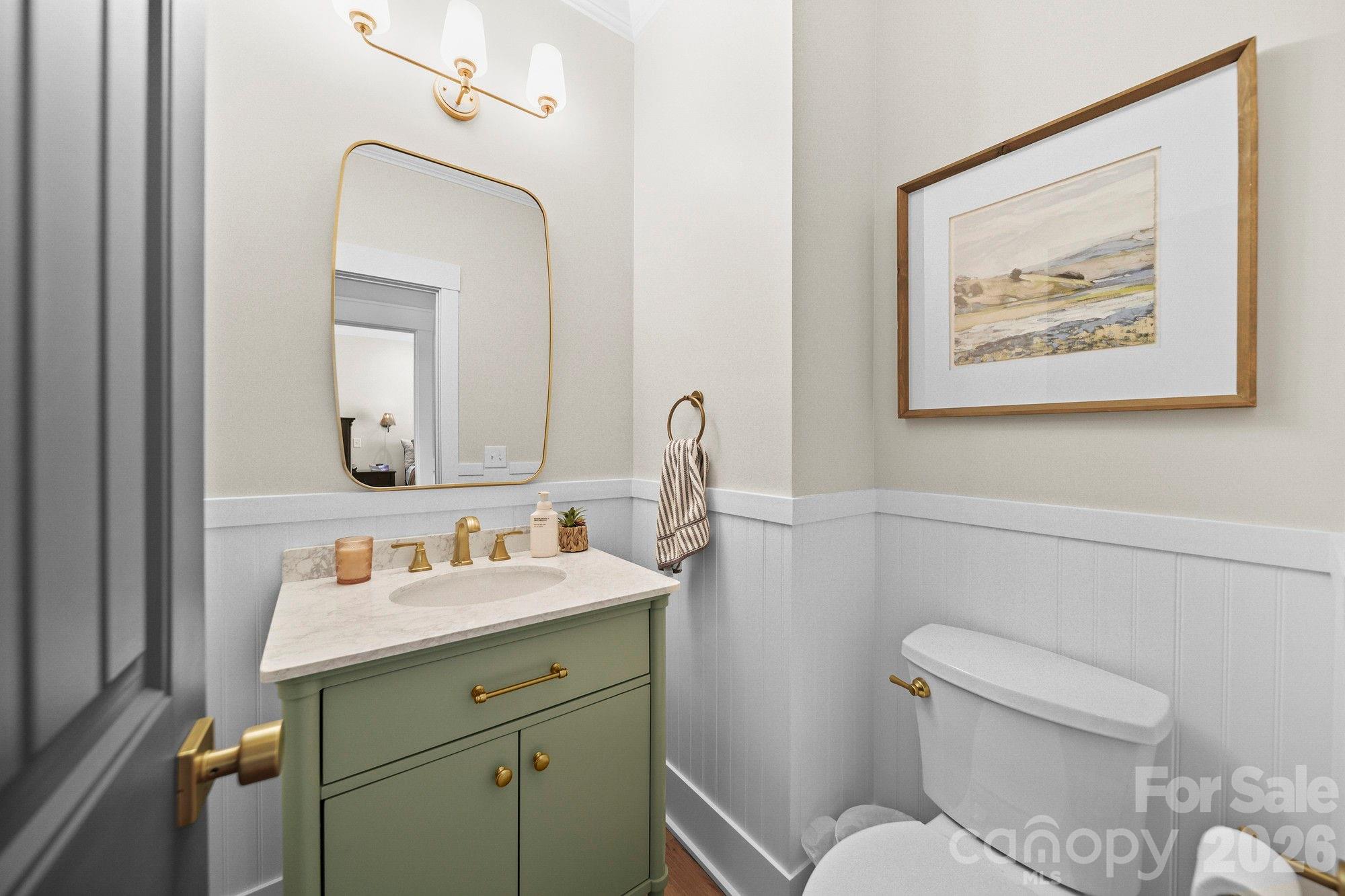 1/2 Bath - Main Level - 698 Lake Head Road, Norwood