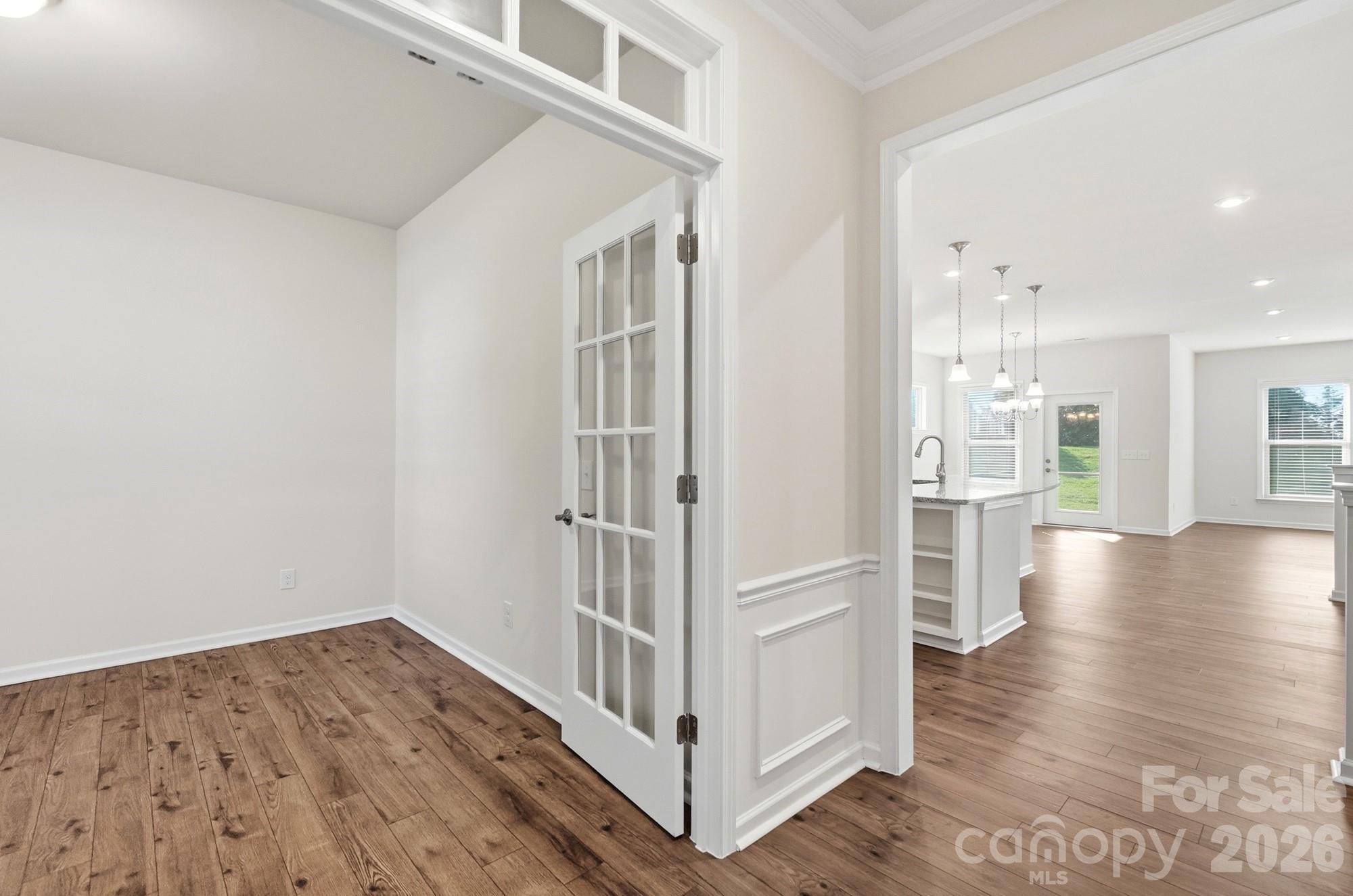 office with french doors - 1620 Red Leaf Drive, Fort Mill